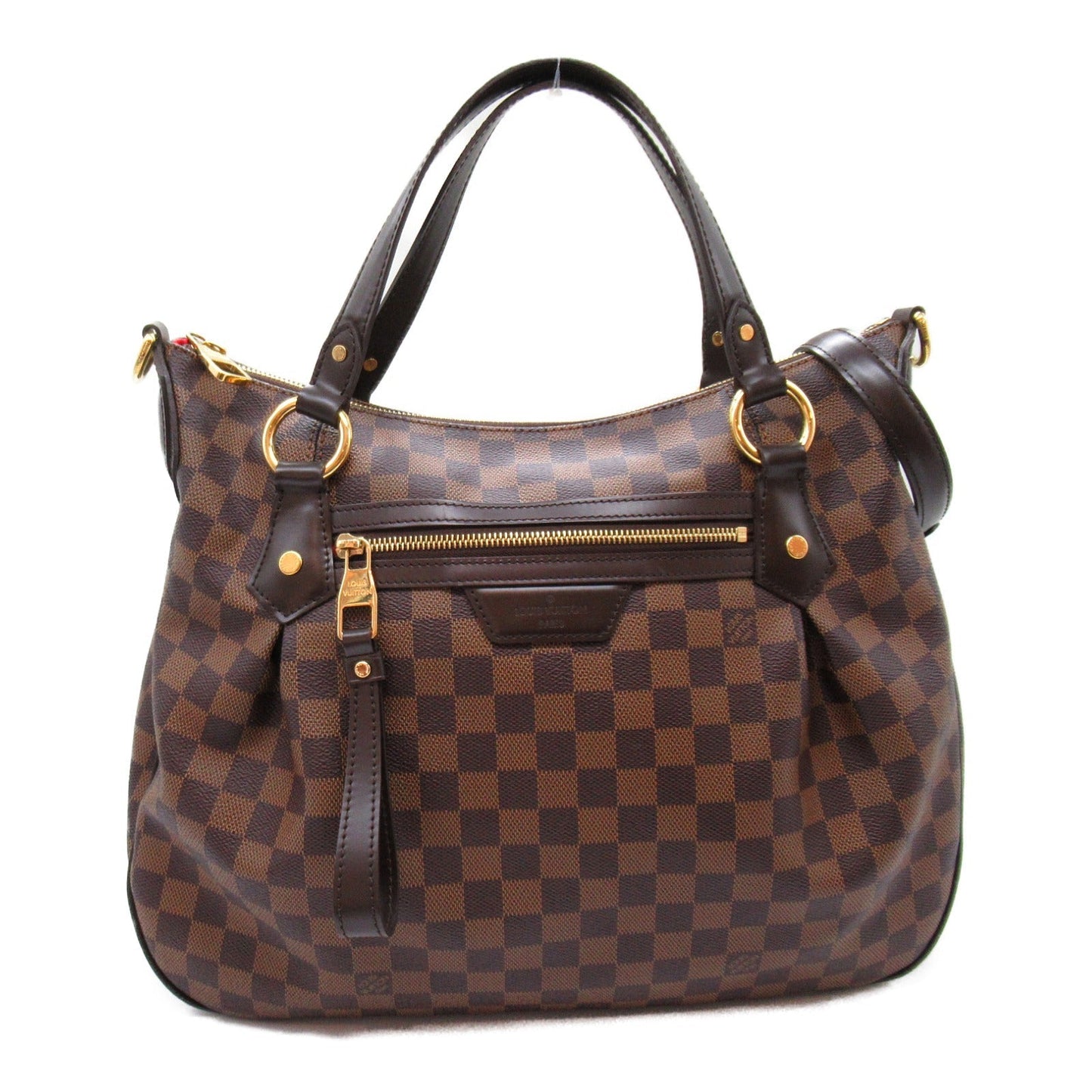 Louis Vuitton Evora MM 2way Shoulder Bag Brown