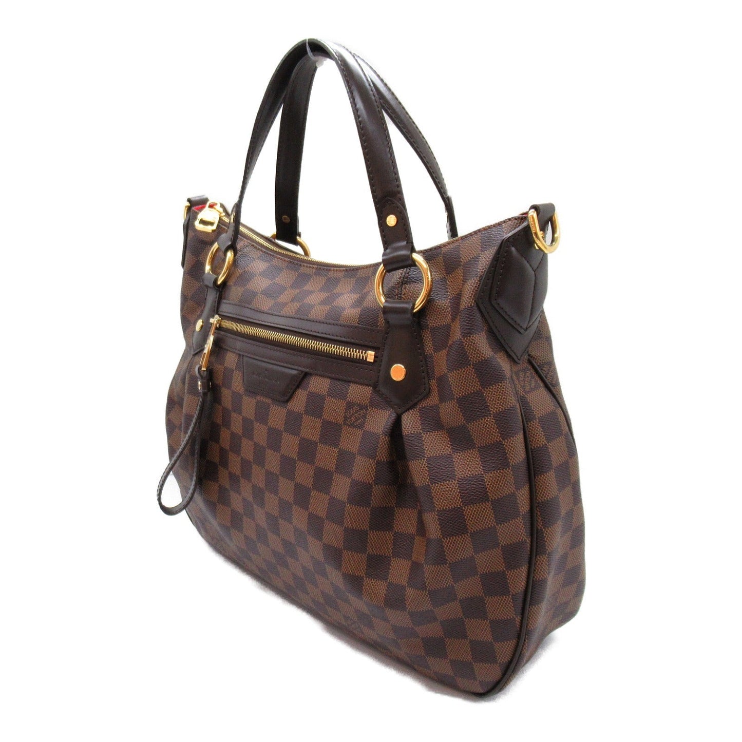 Louis Vuitton Evora MM 2way Shoulder Bag Brown