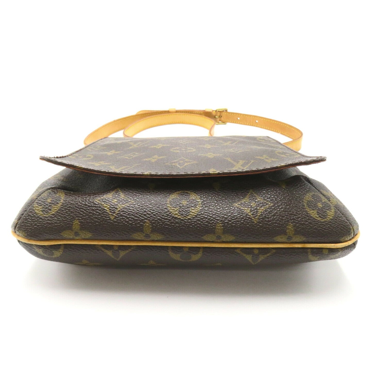 Louis Vuitton Musette Salsa Long Shoulder Bag Brown