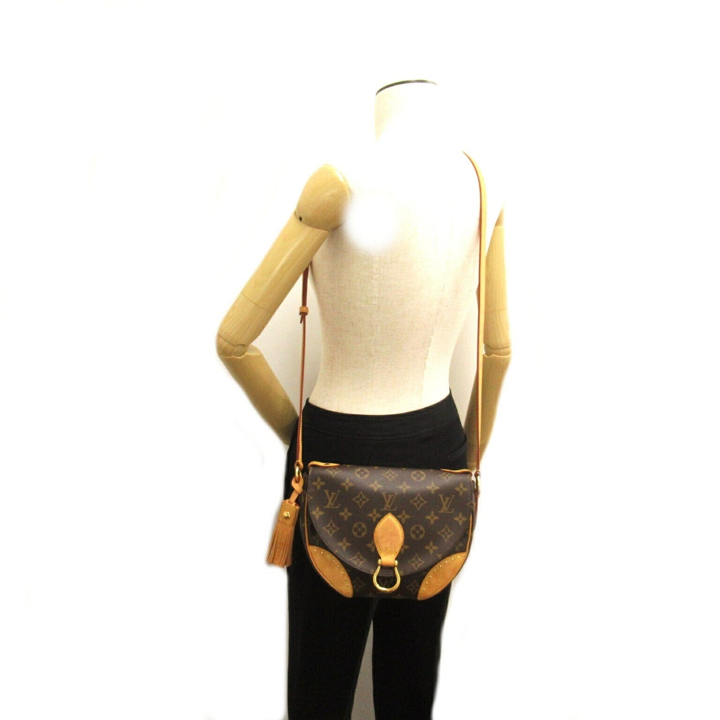 Louis Vuitton Saint Cloud Shoulder Bag Brown M41481