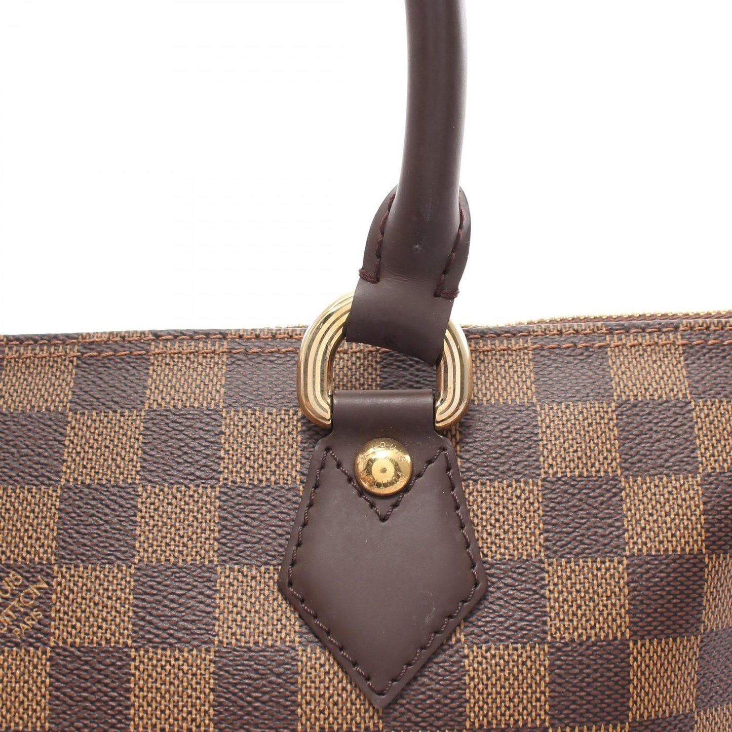 Louis Vuitton Damier Ebene Saleya MM Tote Bag
