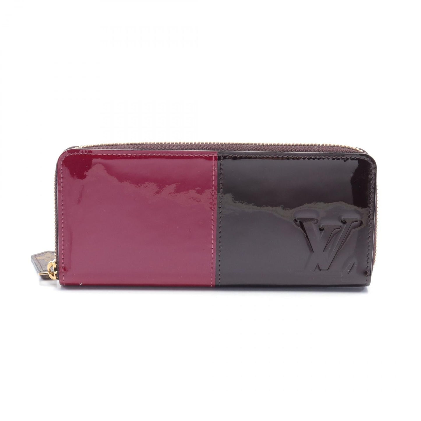 Louis Vuitton Monogram Vernis Portefeuille Miroir  Leather Long Wallet M64403 in Great Condition