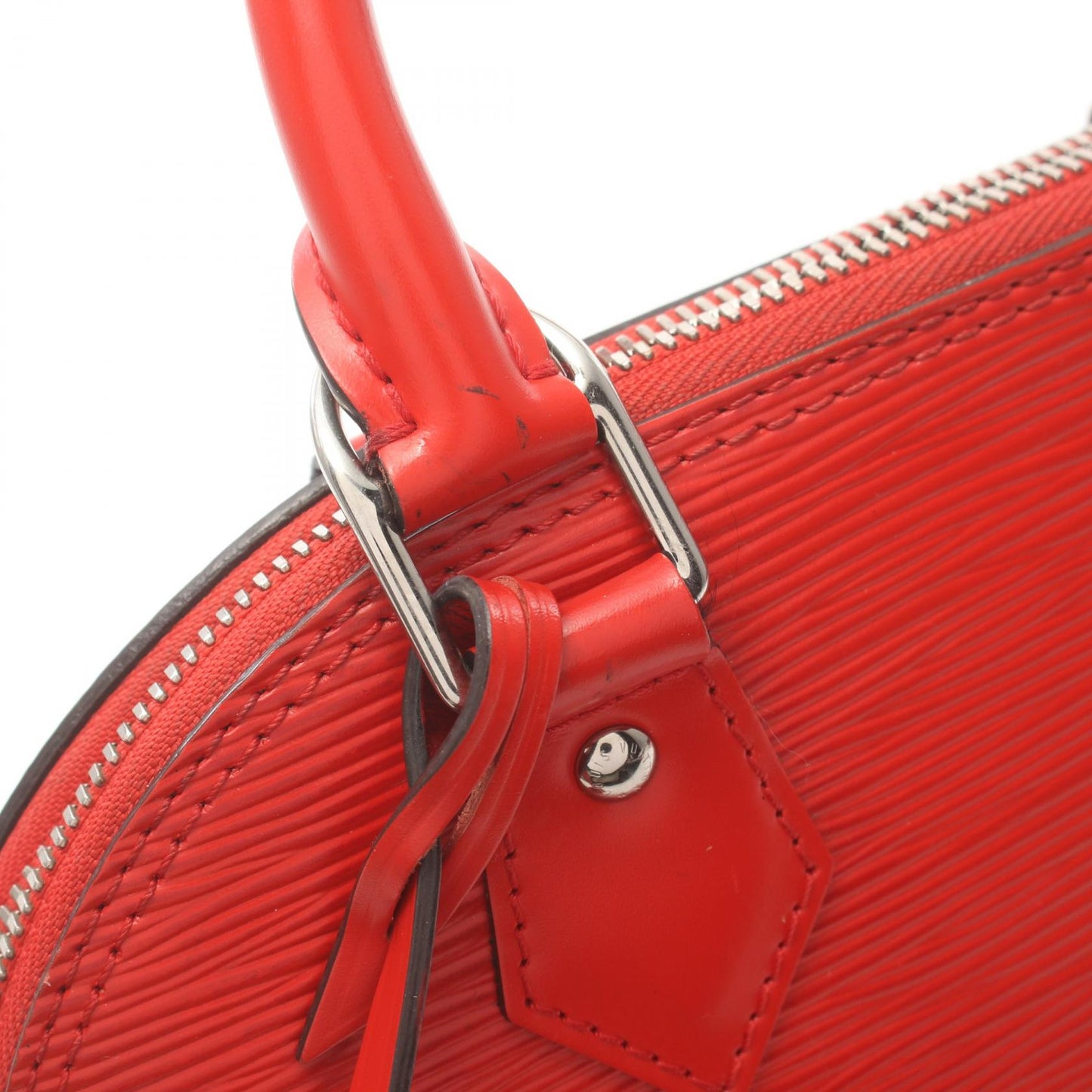 Louis Vuitton Alma BB Leather Handbag M41160