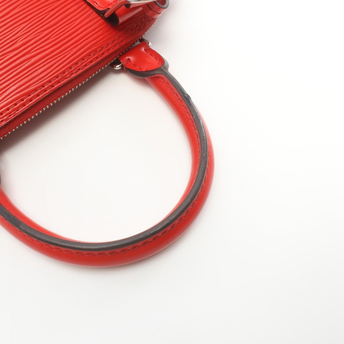 Louis Vuitton Alma BB Leather Handbag M41160