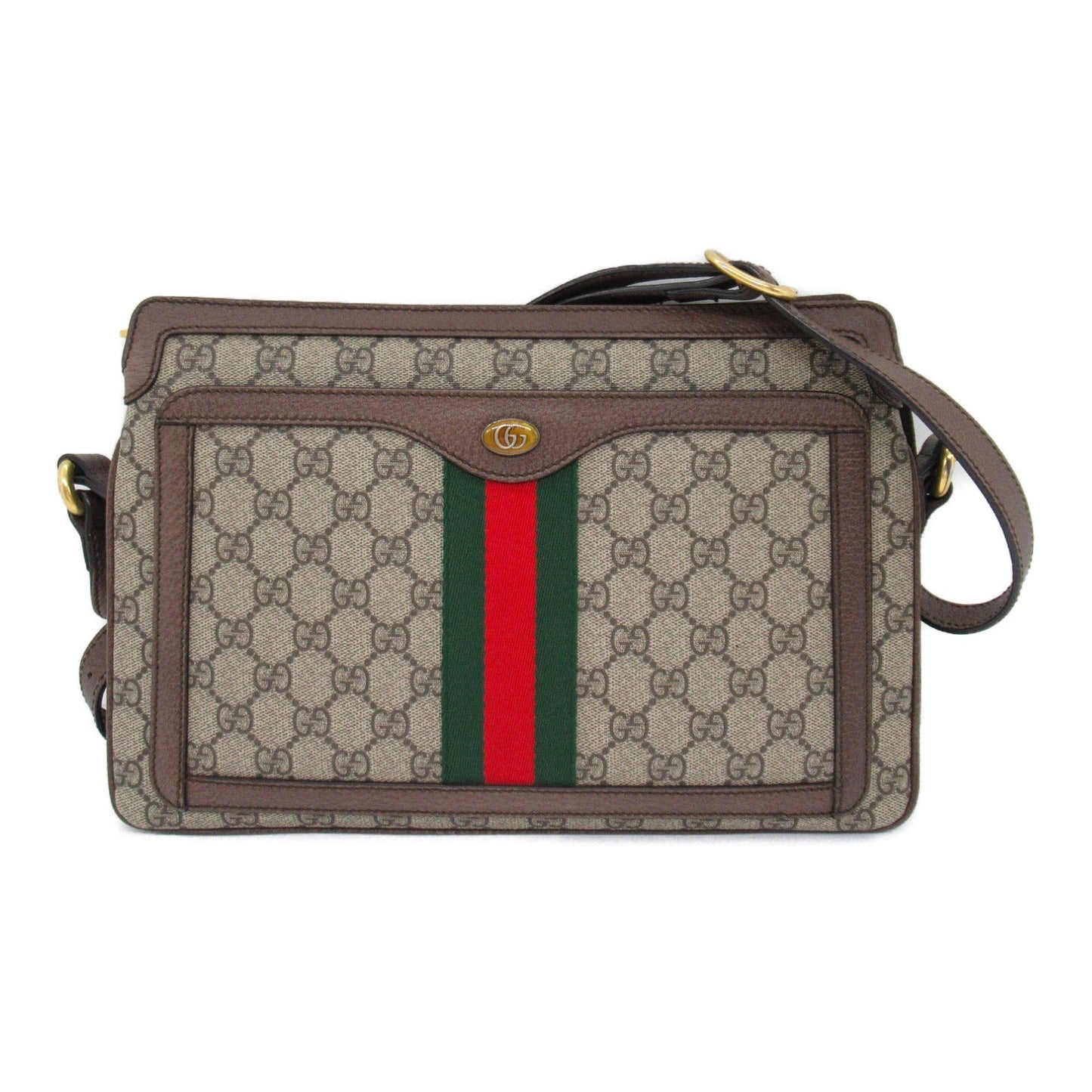 Luxury Gucci Trending 2025 Ophidia GG Supreme Canvas Shoulder Bag