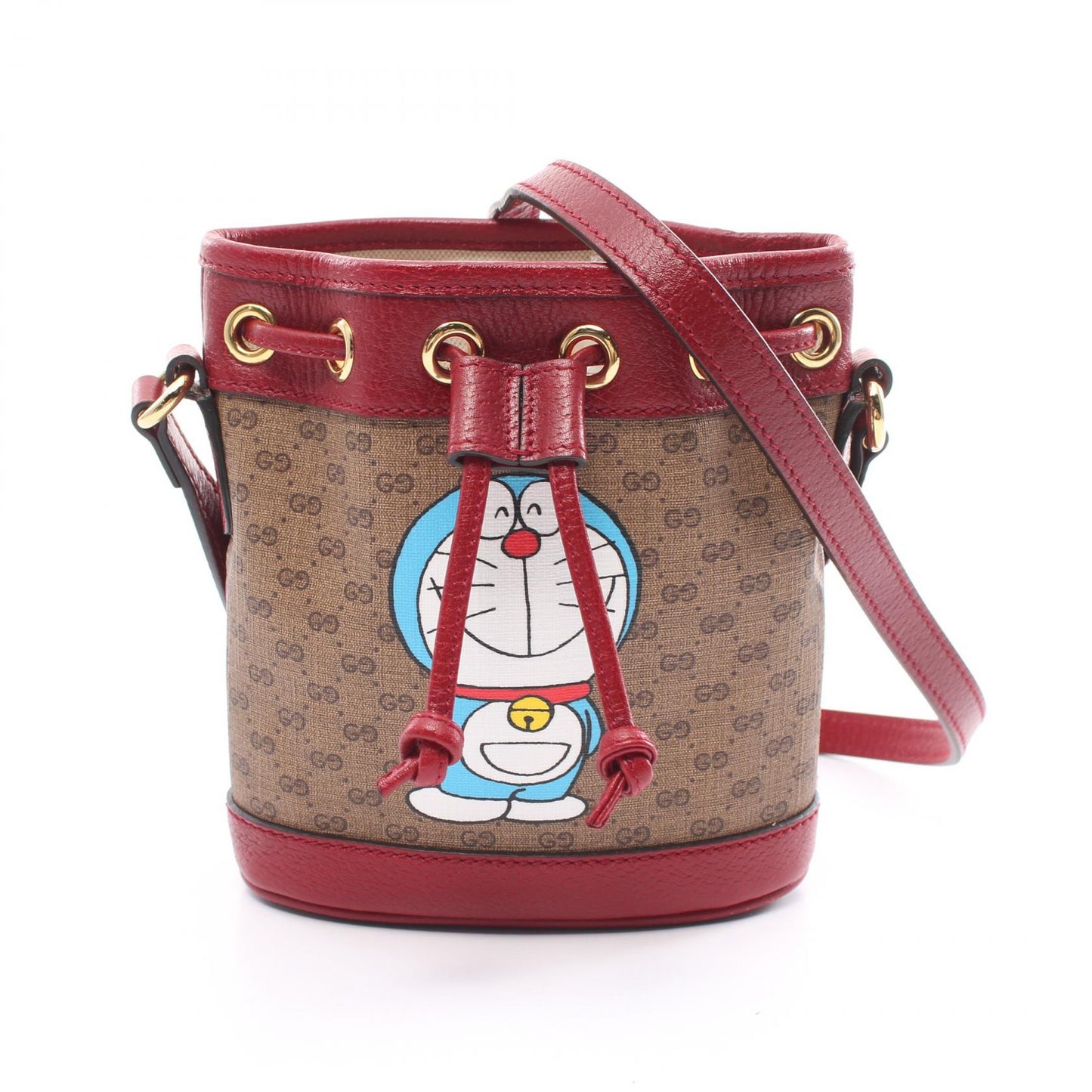 Luxury Gucci Trending 2025 Mini Bucket Bag Leather PVC Canvas