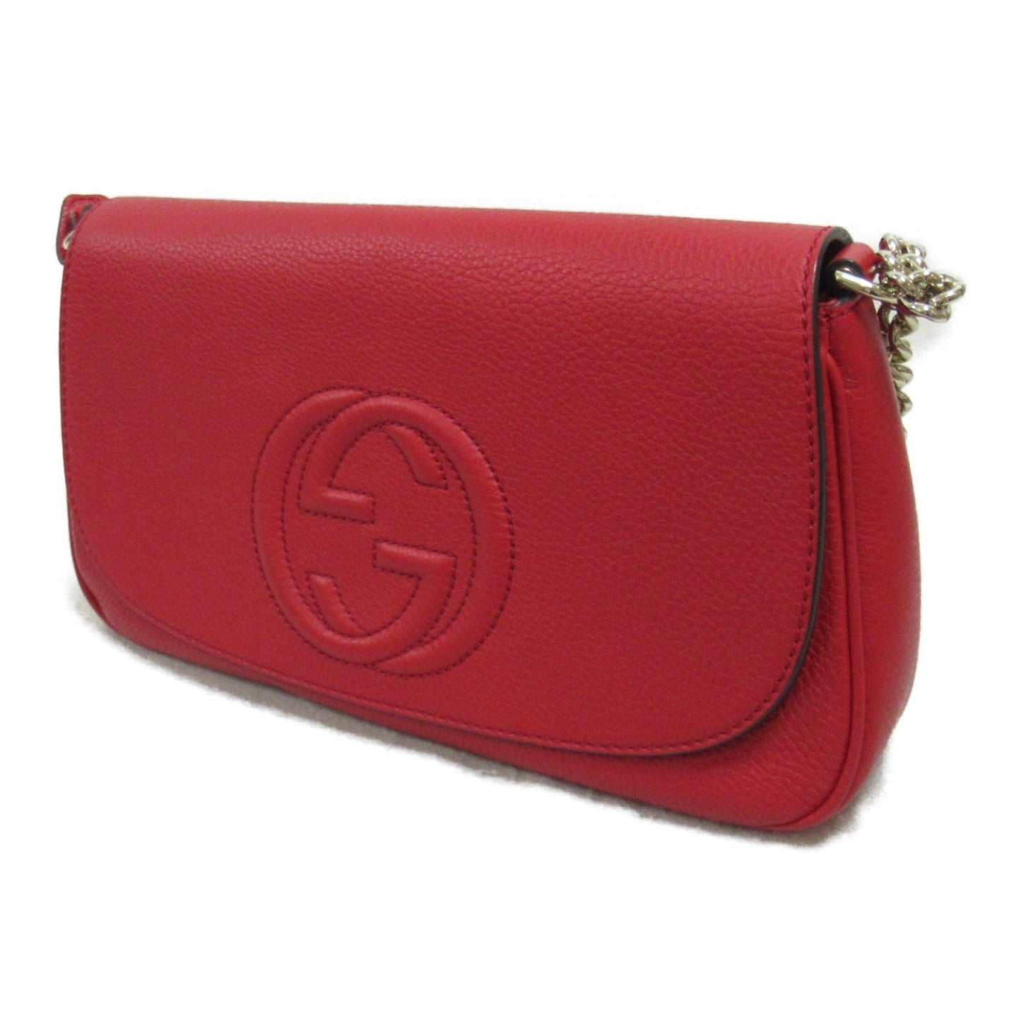 Luxury Gucci Trending 2025 Soho Leather Chain Shoulder Bag 336752