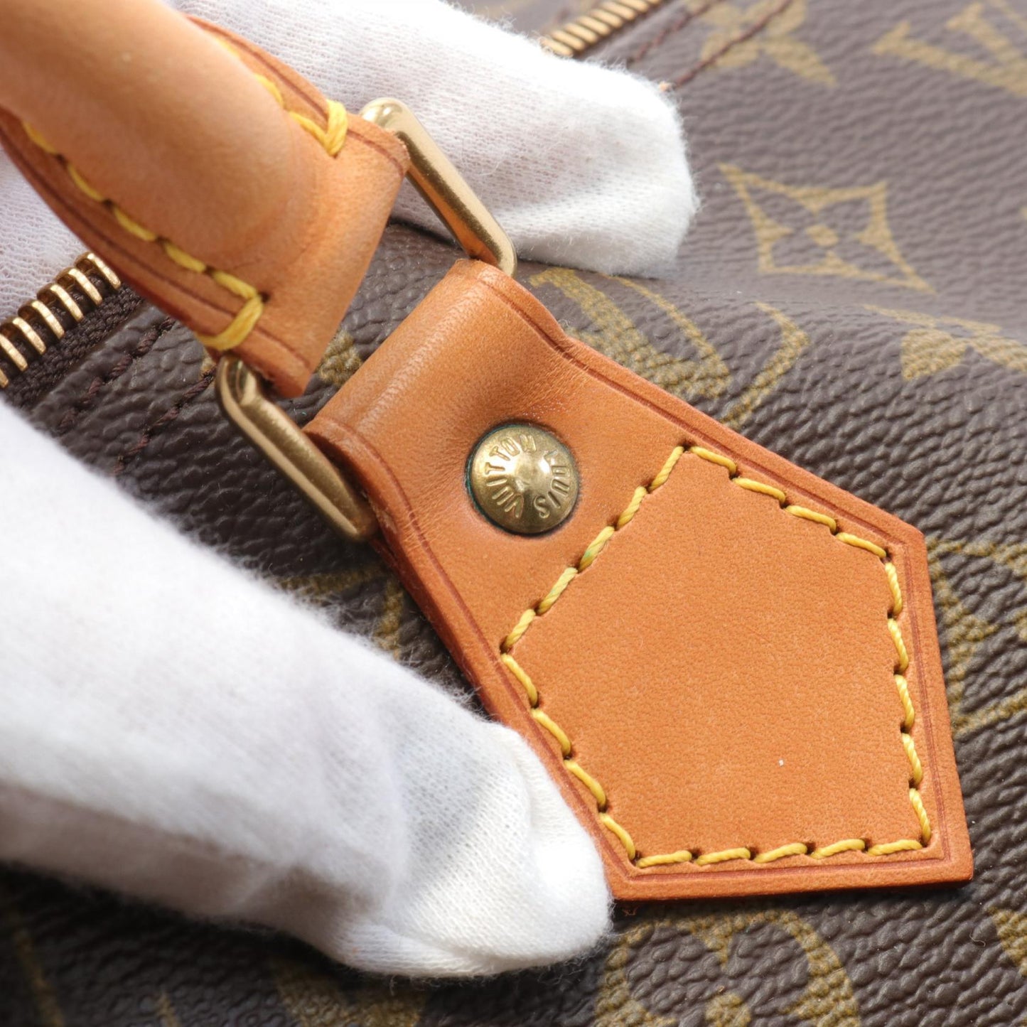 Louis Vuitton Speedy 40 Handbag Monogram Brown