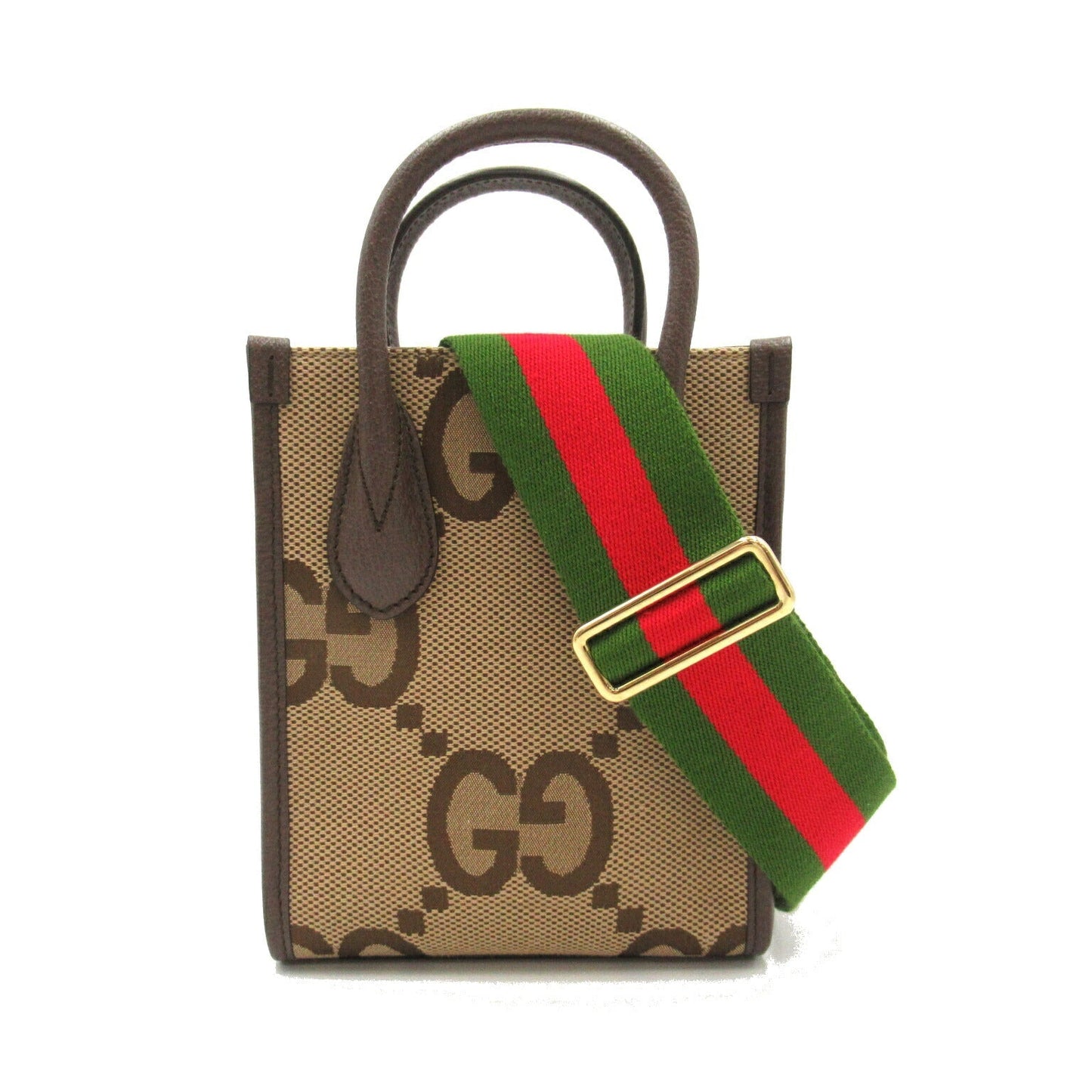 Luxury Gucci Trending 2025 Jumbo GG 2way Shoulder Bag Brown Canvas