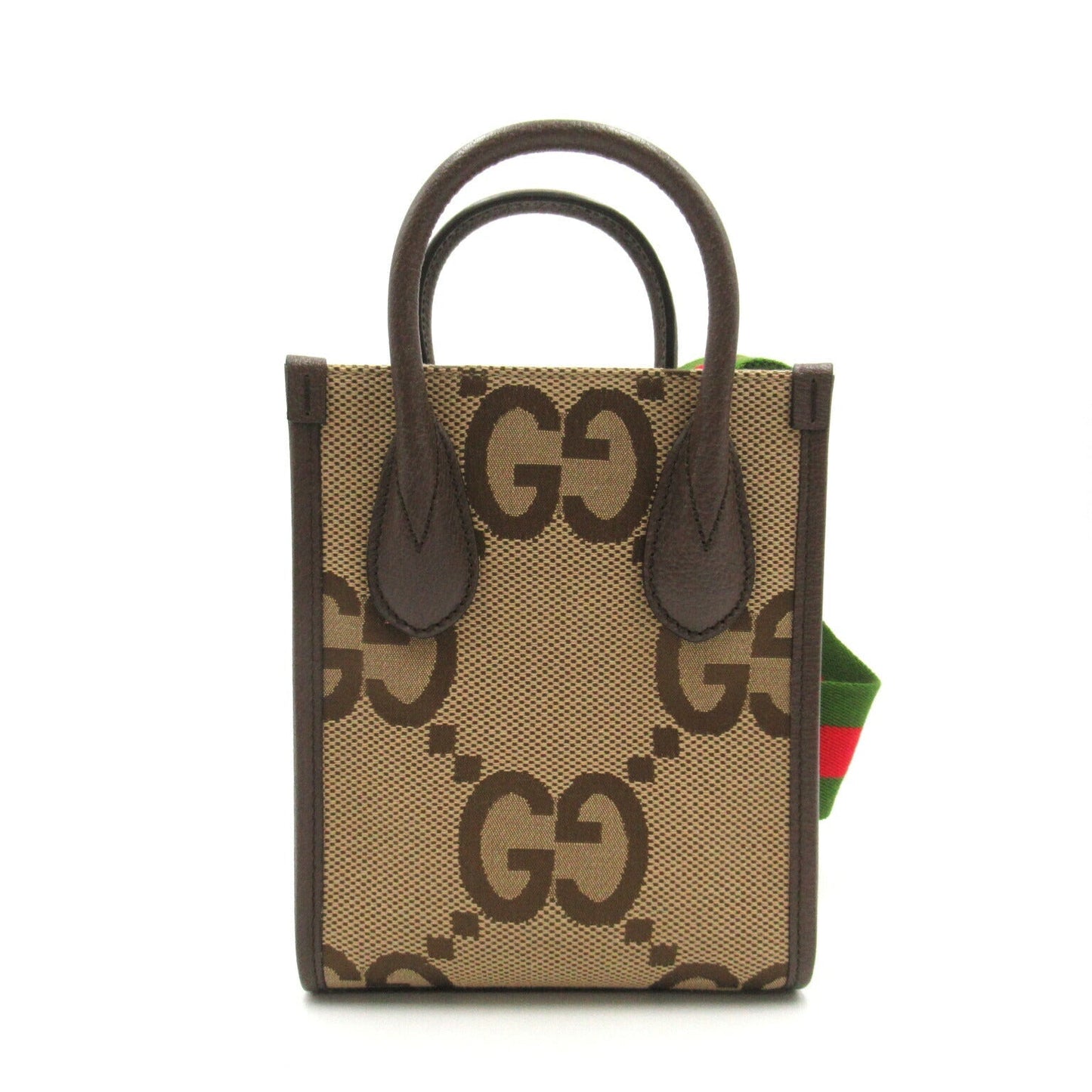 Luxury Gucci Trending 2025 Jumbo GG 2way Shoulder Bag Brown Canvas
