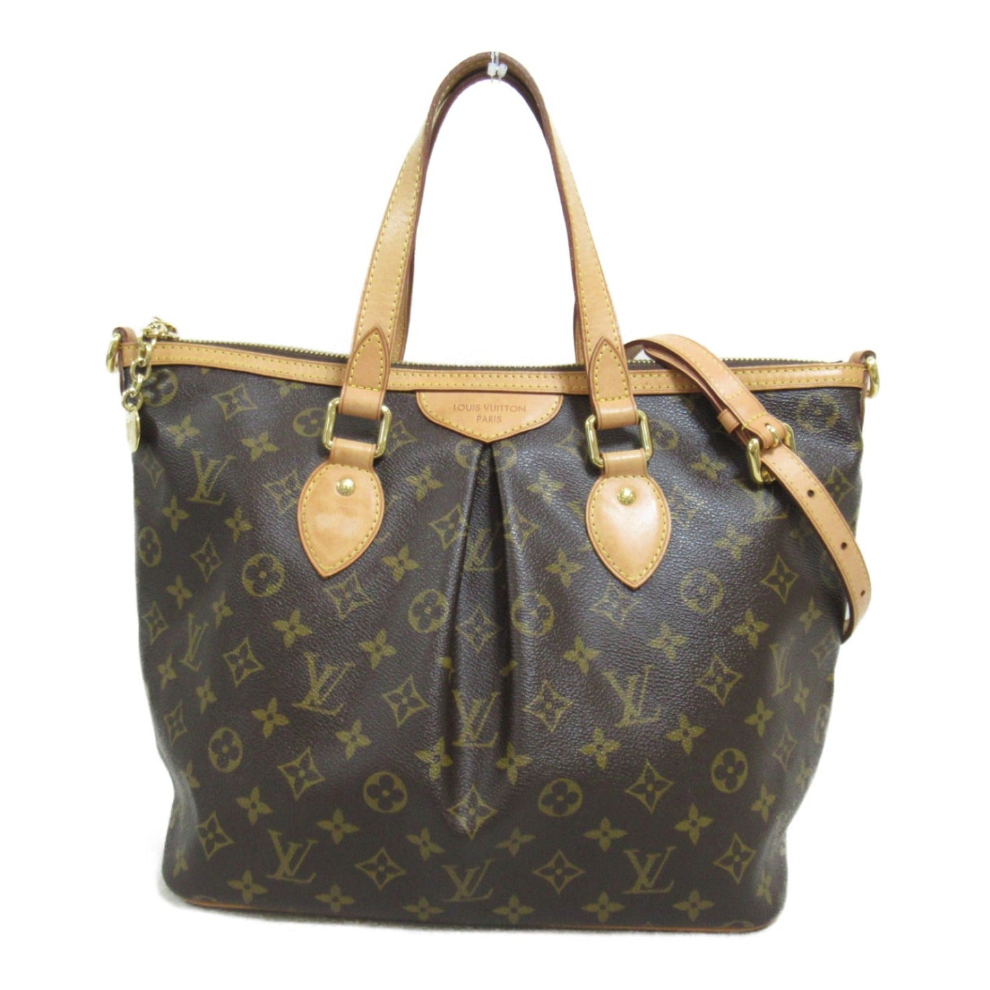 Louis Vuitton Palermo PM 2way Shoulder Bag Brown