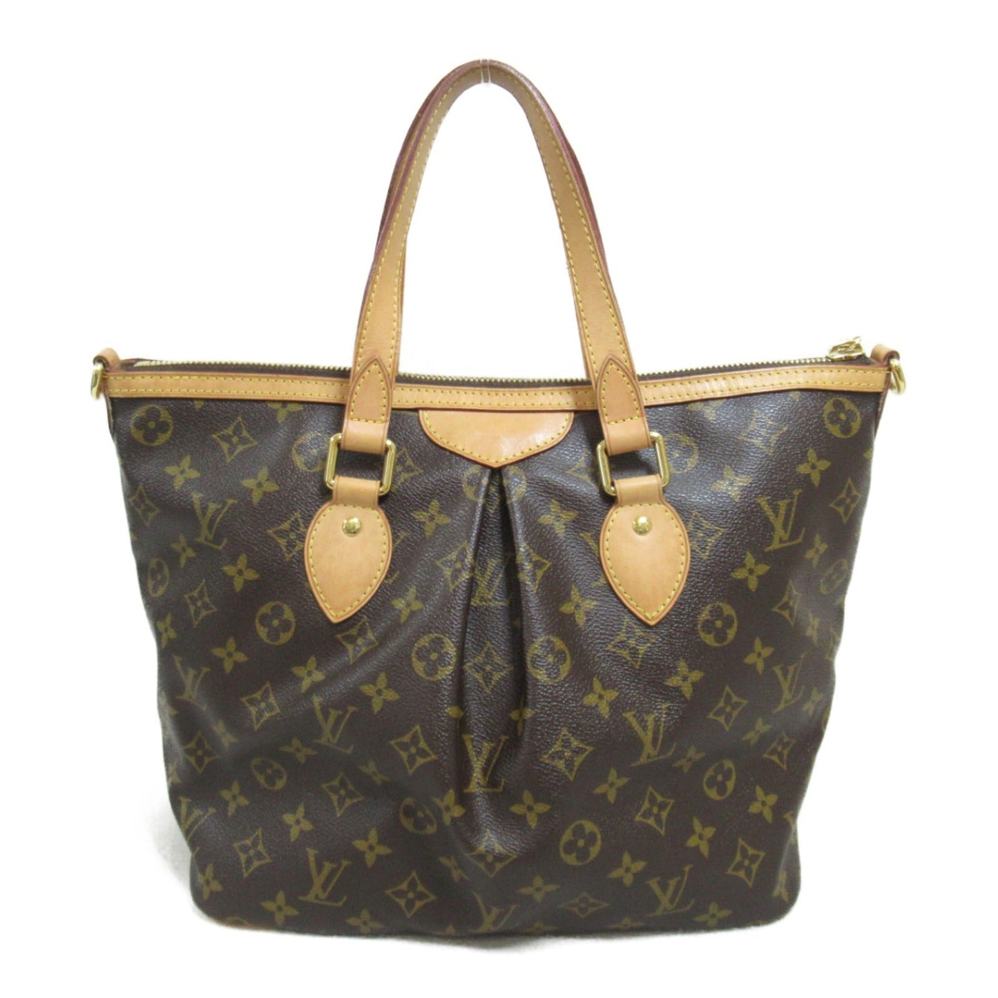 Louis Vuitton Palermo PM 2way Shoulder Bag Brown