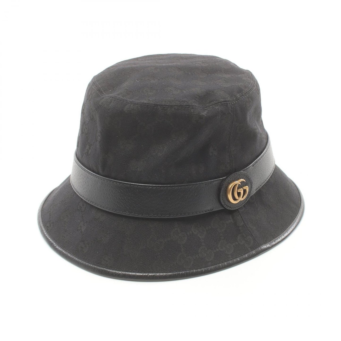 Luxury Gucci Trending 2025 GG Marmont Canvas Leather Hat