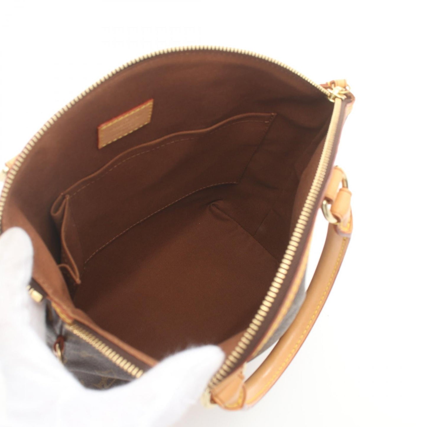 Louis Vuitton Lockit Handbag Monogram Brown