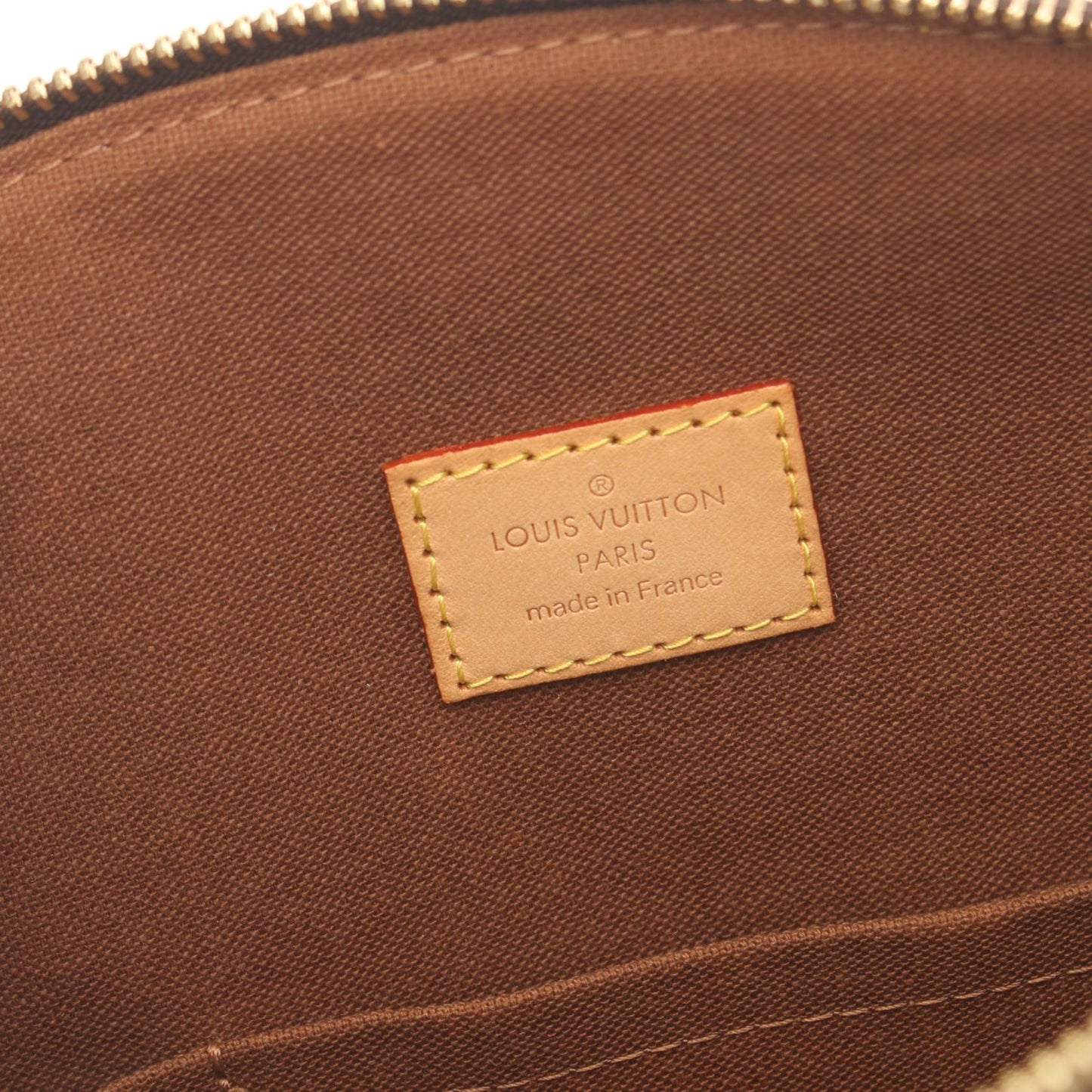 Louis Vuitton Lockit Handbag Monogram Brown