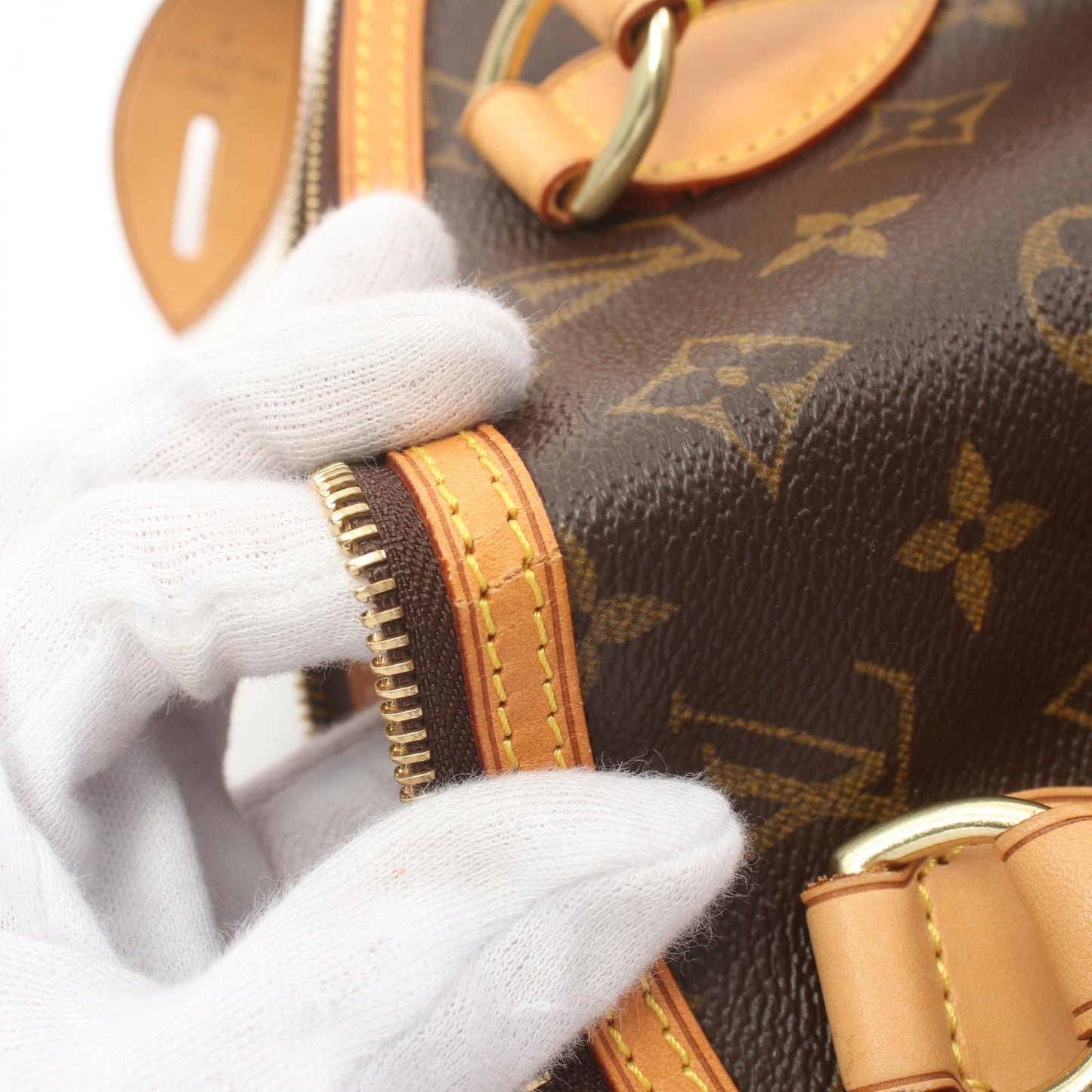 Louis Vuitton Lockit Handbag Monogram Brown