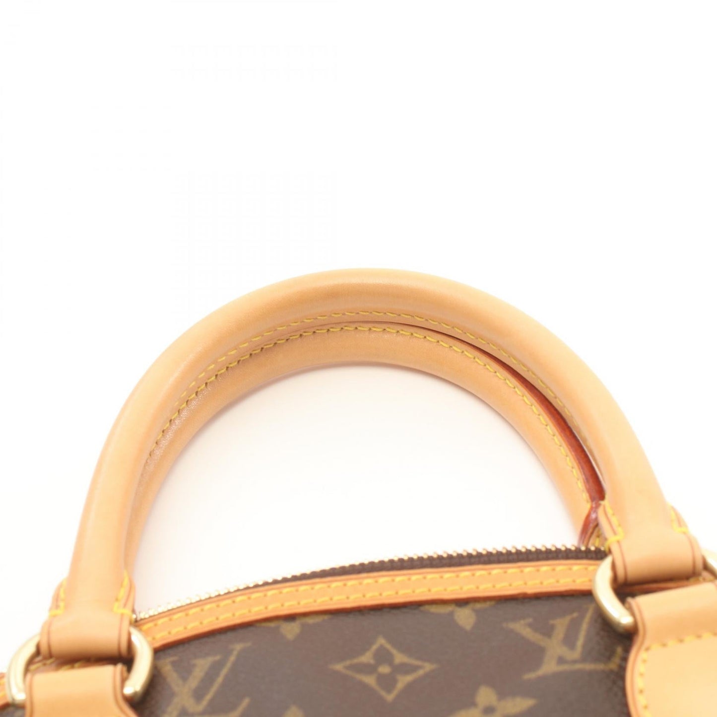 Louis Vuitton Lockit Handbag Monogram Brown