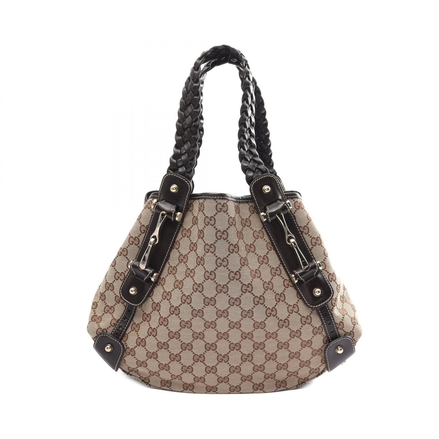 Luxury Gucci Trending 2025 GG Canvas Leather Shoulder Bag