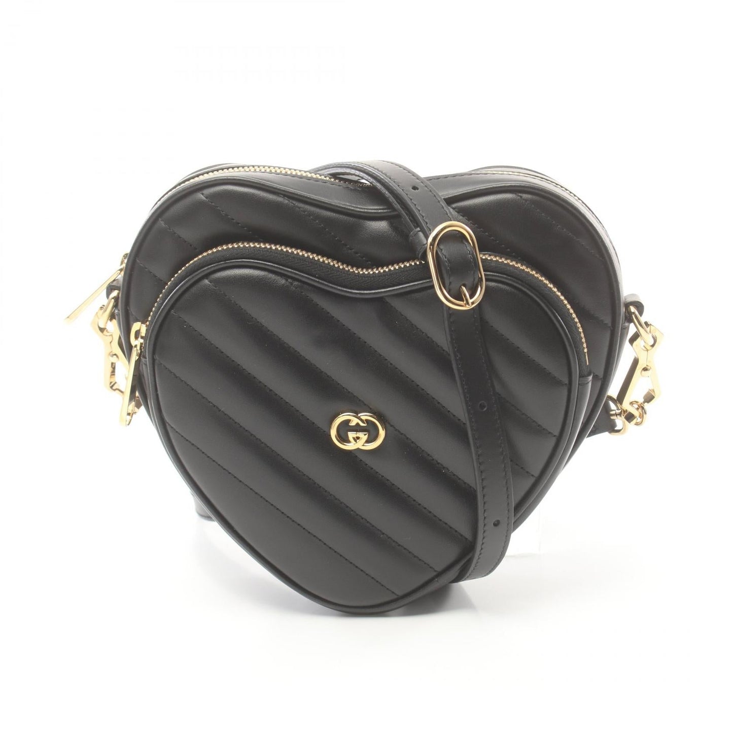 Luxury Gucci Trending 2025 Leather Interlocking G Shoulder Bag