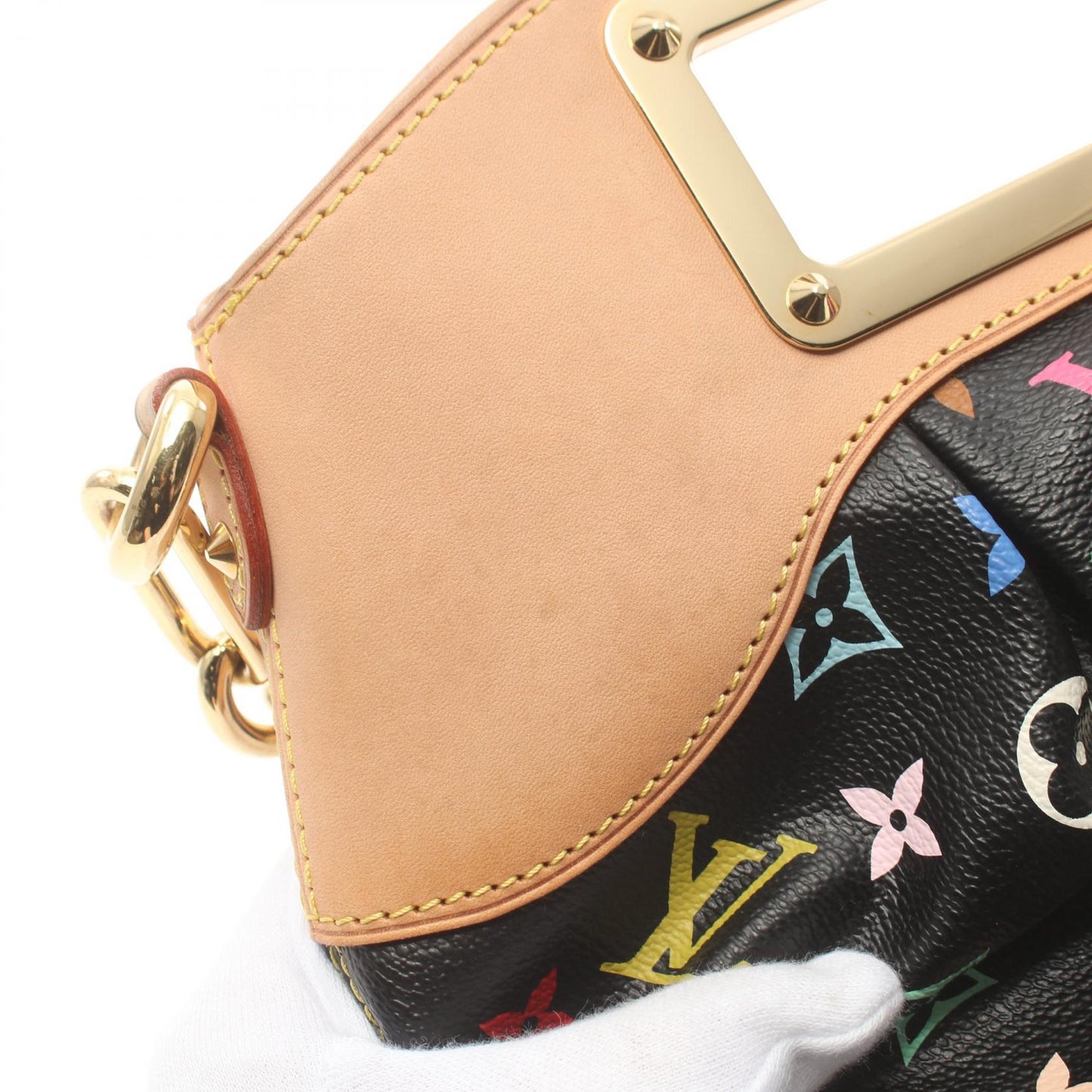 Louis Vuitton Judy PM Shoulder Bag Black M40258