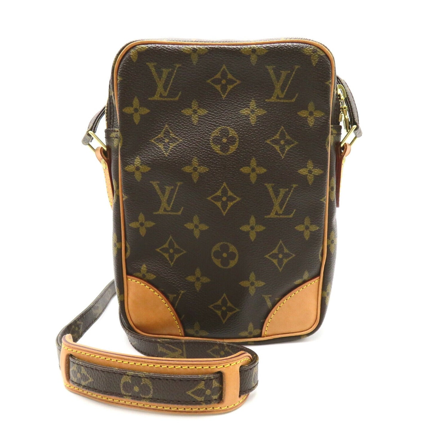 Louis Vuitton Danube Shoulder Bag Monogram Brown