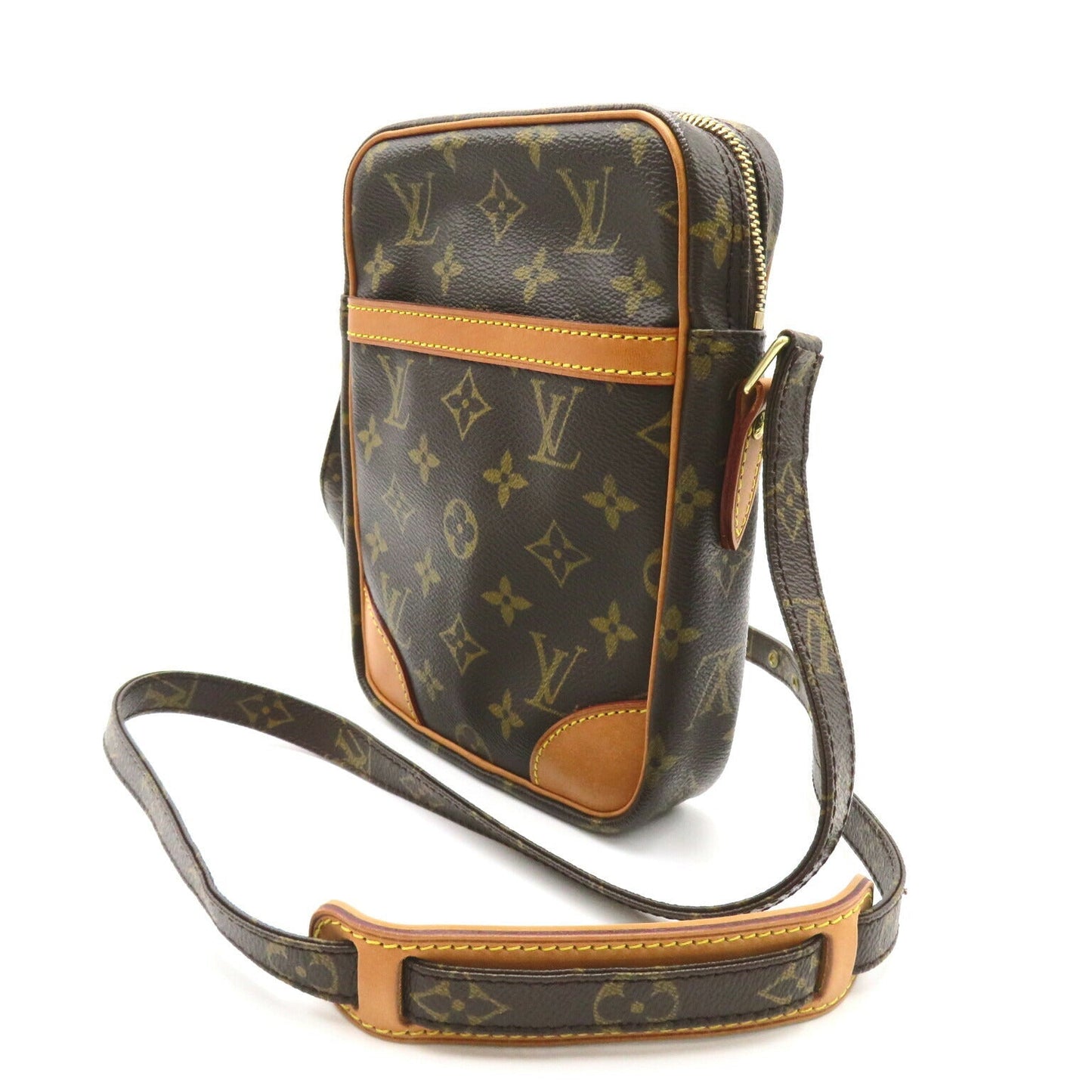 Louis Vuitton Danube Shoulder Bag Monogram Brown