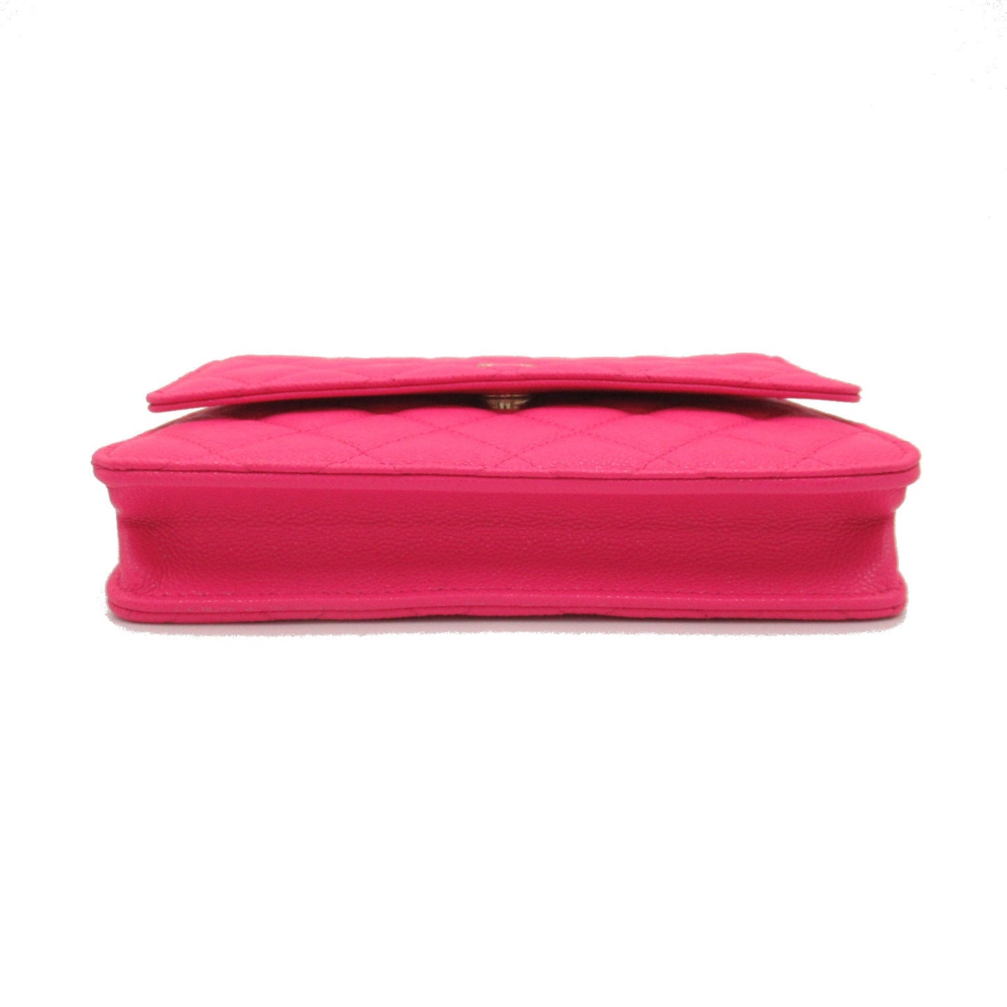 Chanel Matelasse Chain Wallet Shoulder Bag Pink