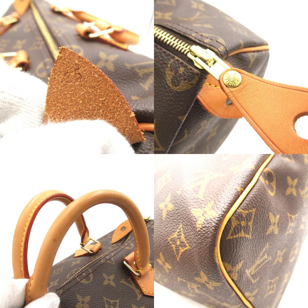 Louis Vuitton Speedy 35 Handbag Monogram Brown