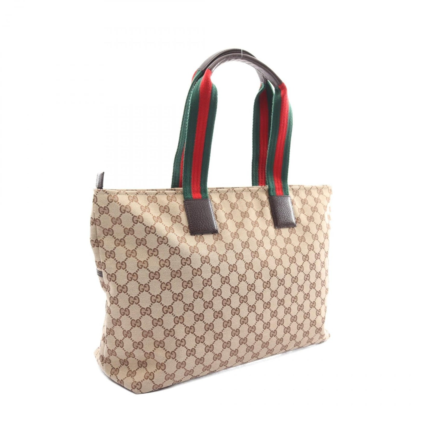 Luxury Gucci Trending 2025 Canvas Leather GG Webbing Tote Bag 155524