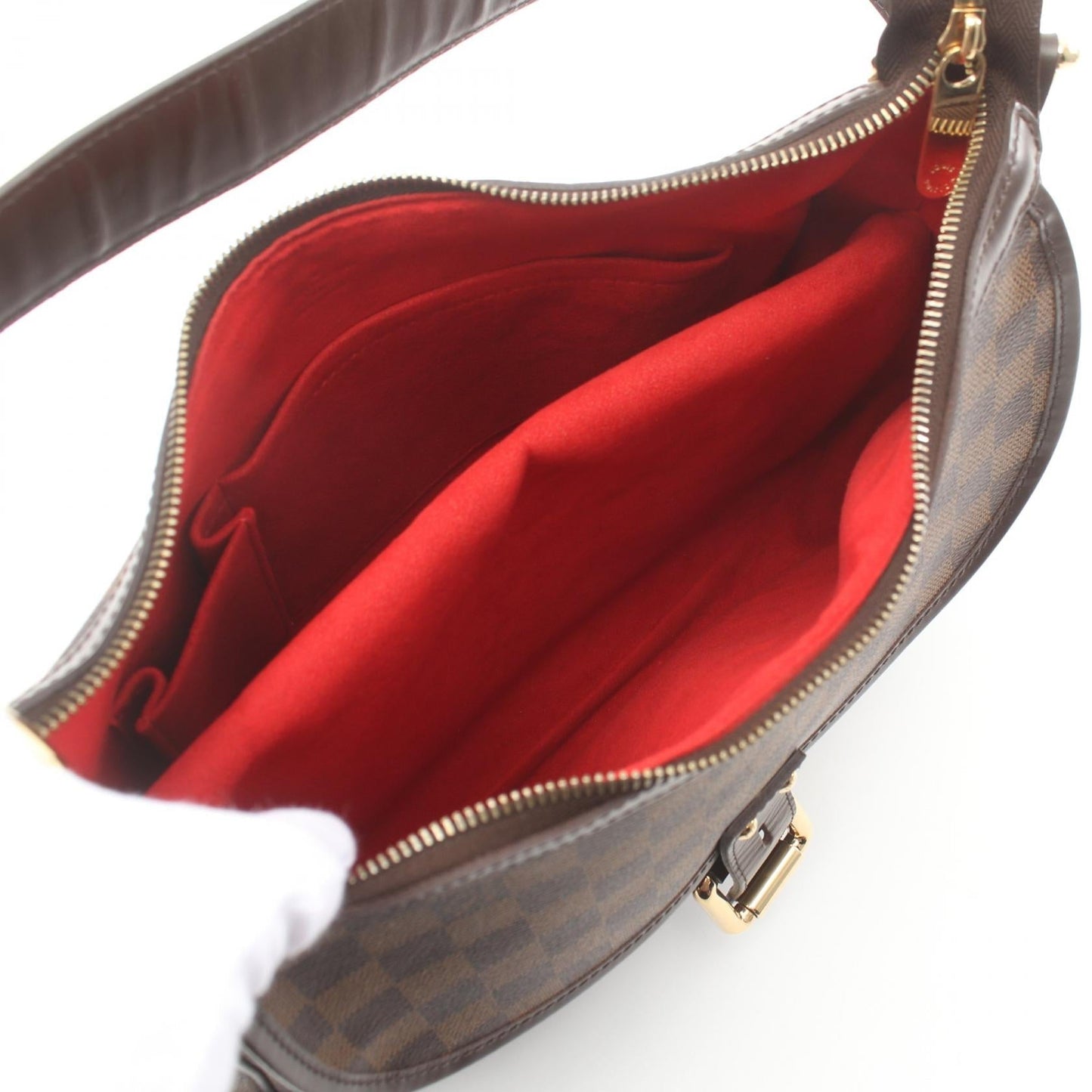 Louis Vuitton Damier Hibari Shoulder Bag N51200