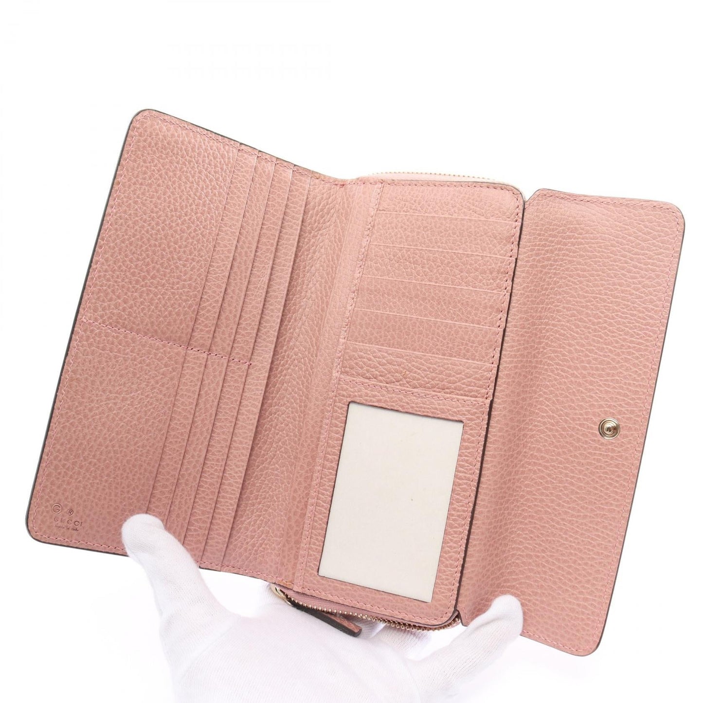 Luxury Gucci Trending 2025 Leather Interlocking G Long Wallet