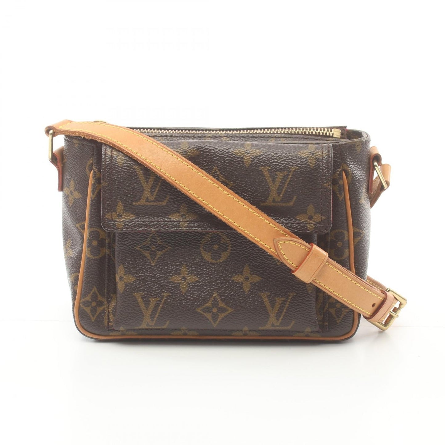 Louis Vuitton Vivacite PM Shoulder Bag Brown M51165