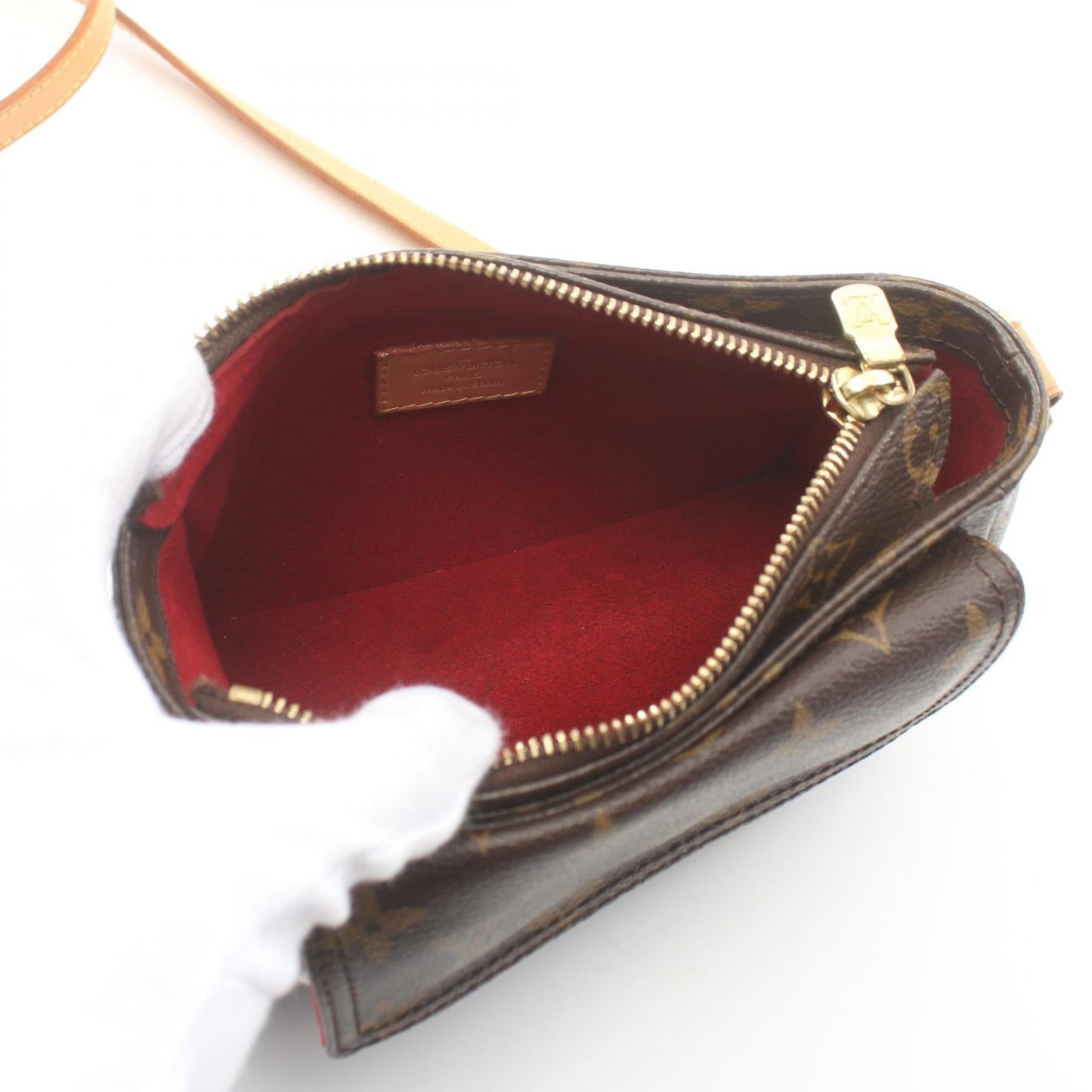 Louis Vuitton Vivacite PM Shoulder Bag Brown M51165