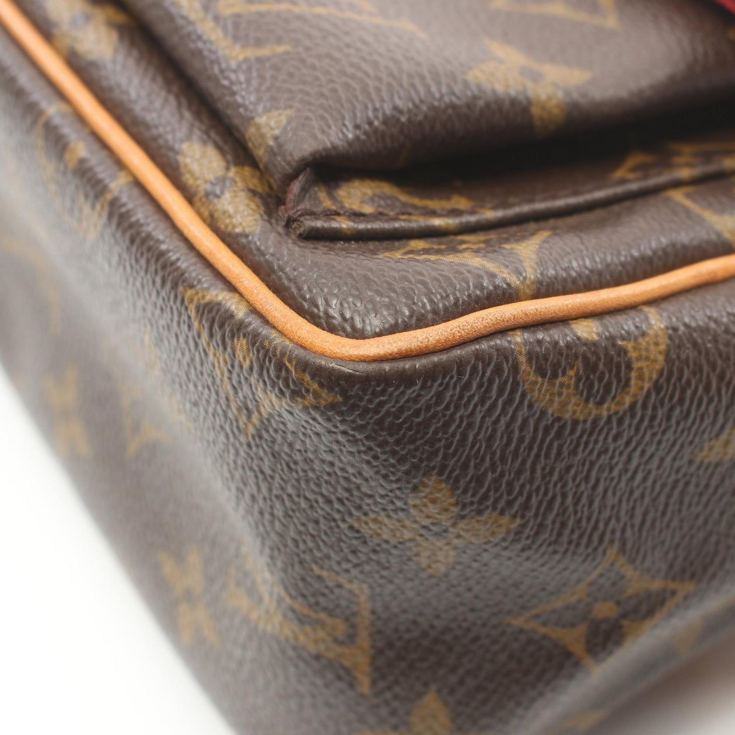 Louis Vuitton Vivacite PM Shoulder Bag Brown M51165