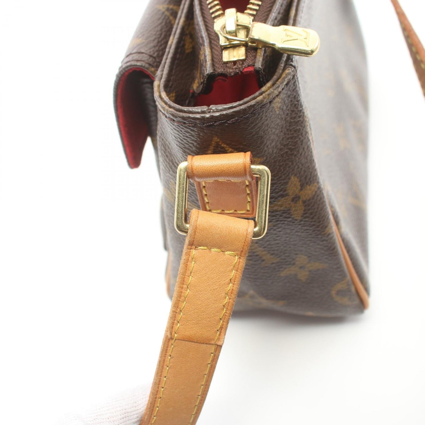 Louis Vuitton Vivacite PM Shoulder Bag Brown M51165