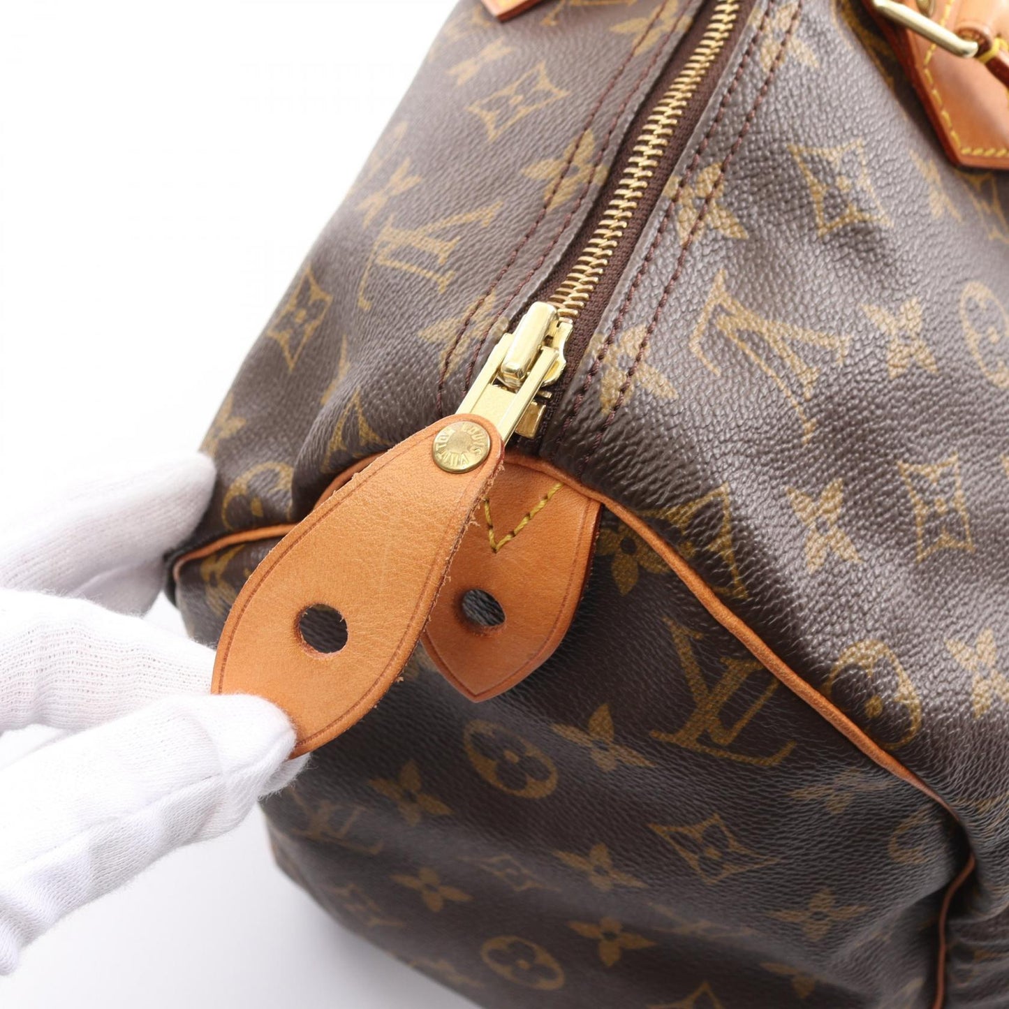 Louis Vuitton Speedy 40 Handbag Monogram Brown