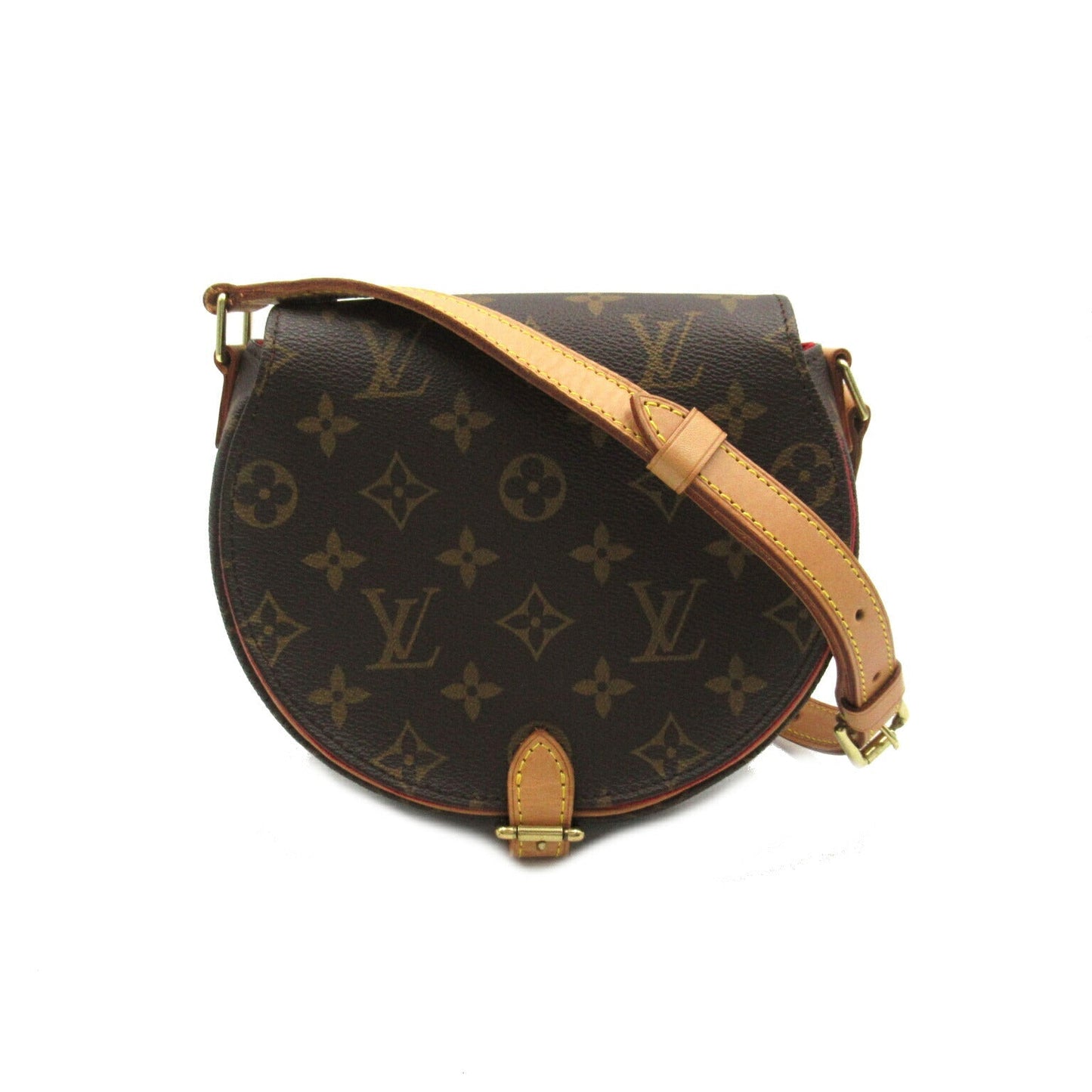 Louis Vuitton Tambourin Shoulder Bag Monogram Brown