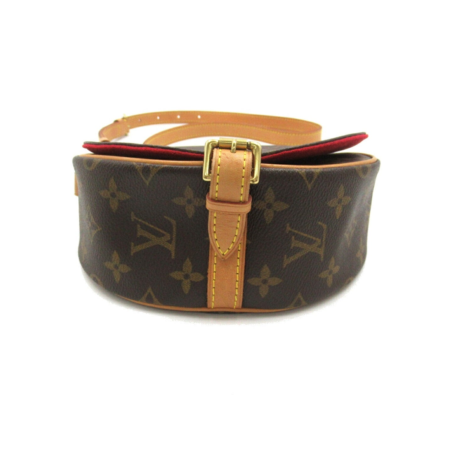 Louis Vuitton Tambourin Shoulder Bag Monogram Brown