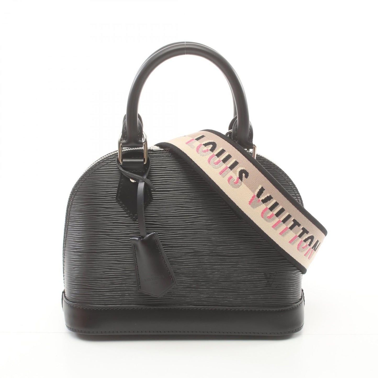 Louis Vuitton Alma BB Epi Noir Leather Handbag