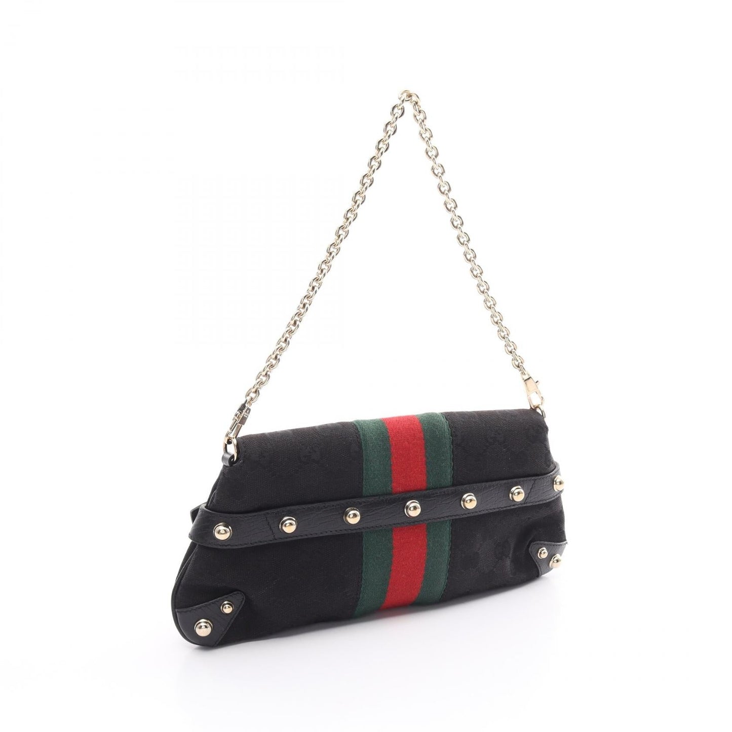 Luxury Gucci Trending 2025 Horsebit GG Canvas Leather Handbag 131470