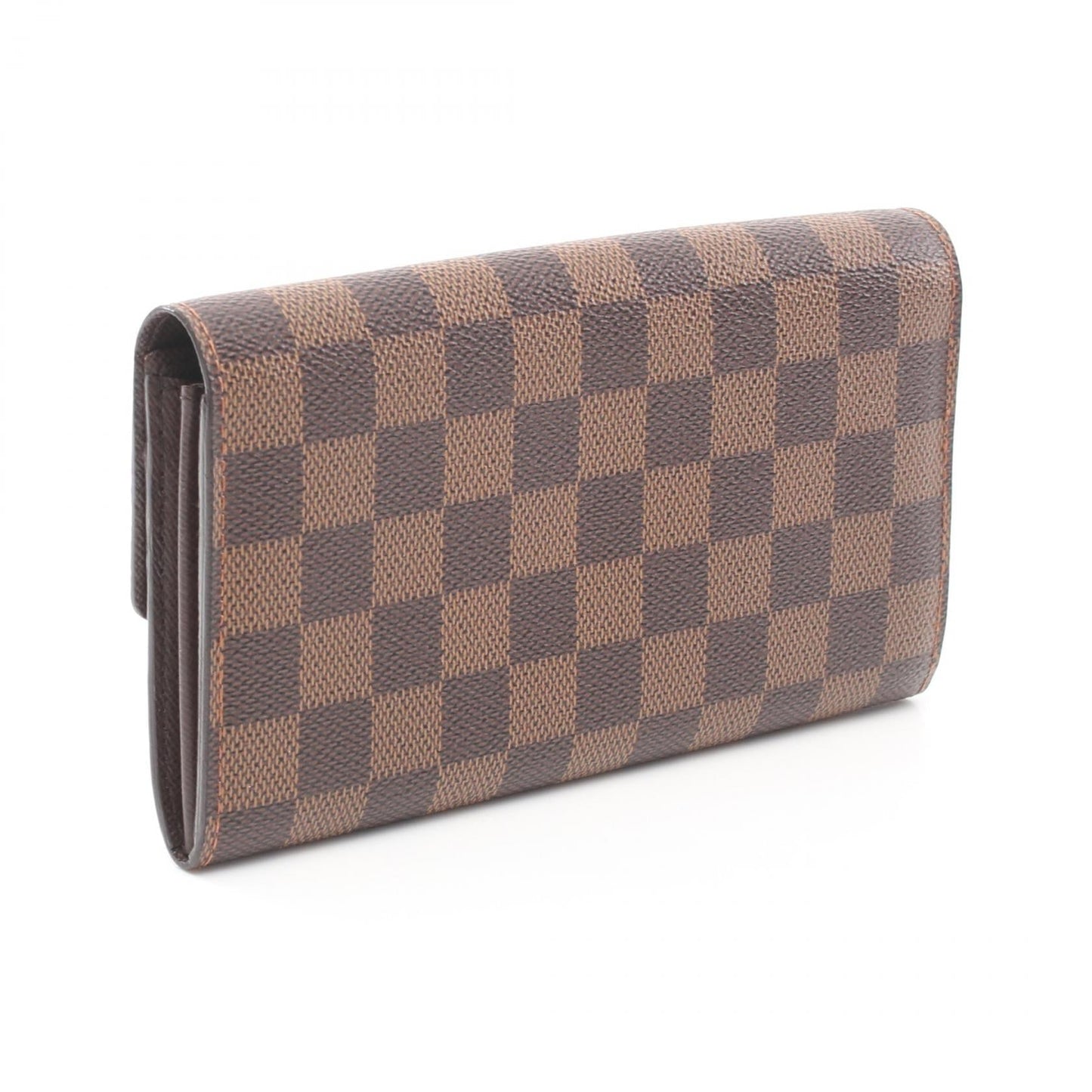 Louis Vuitton Damier Ebene Sarah Wallet  Canvas Long Wallet N61734 in Great Condition