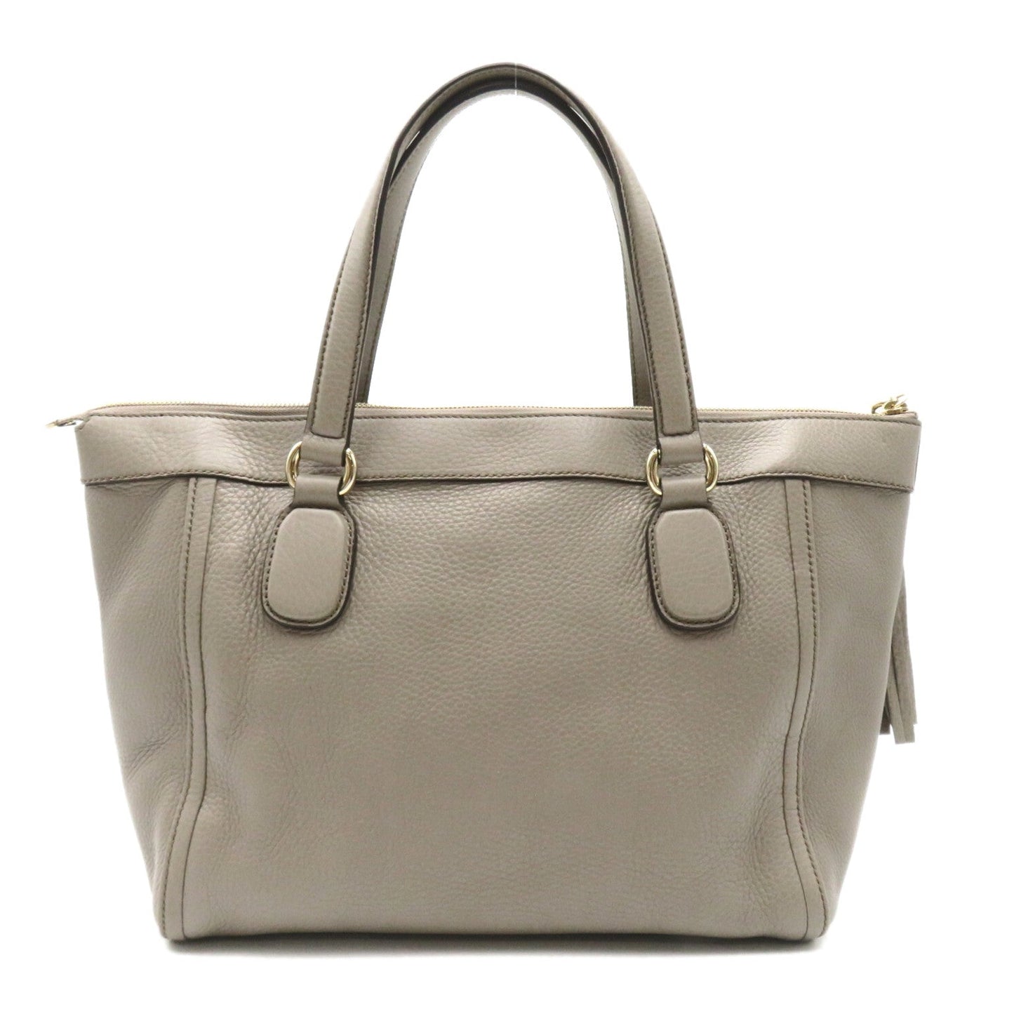 Luxury Gucci Trending 2025 Soho Tote Bag Leather Gray 283207