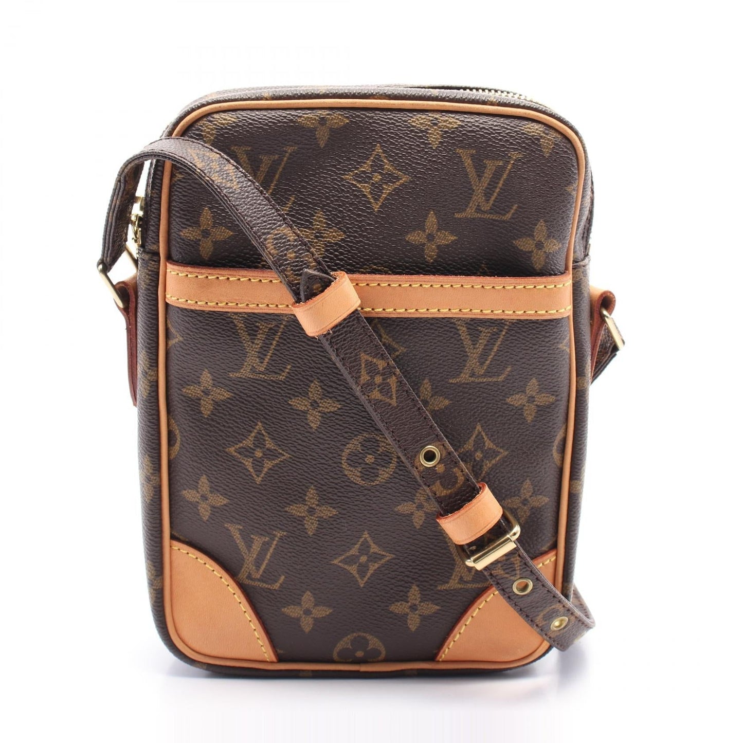 Louis Vuitton Danube Shoulder Bag Monogram Brown