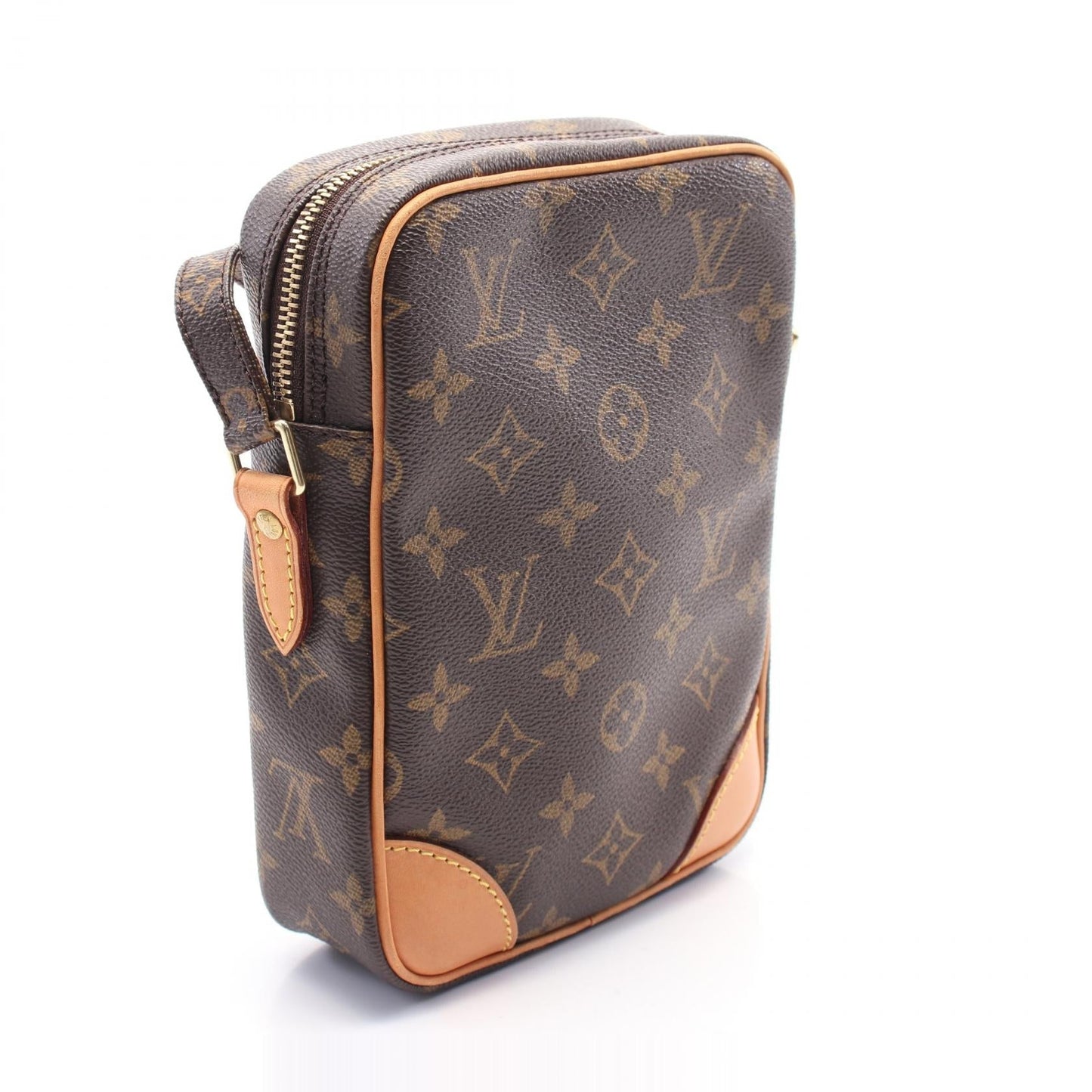Louis Vuitton Danube Shoulder Bag Monogram Brown