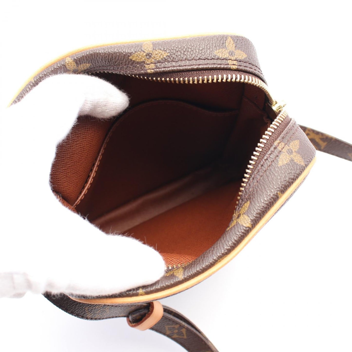 Louis Vuitton Danube Shoulder Bag Monogram Brown
