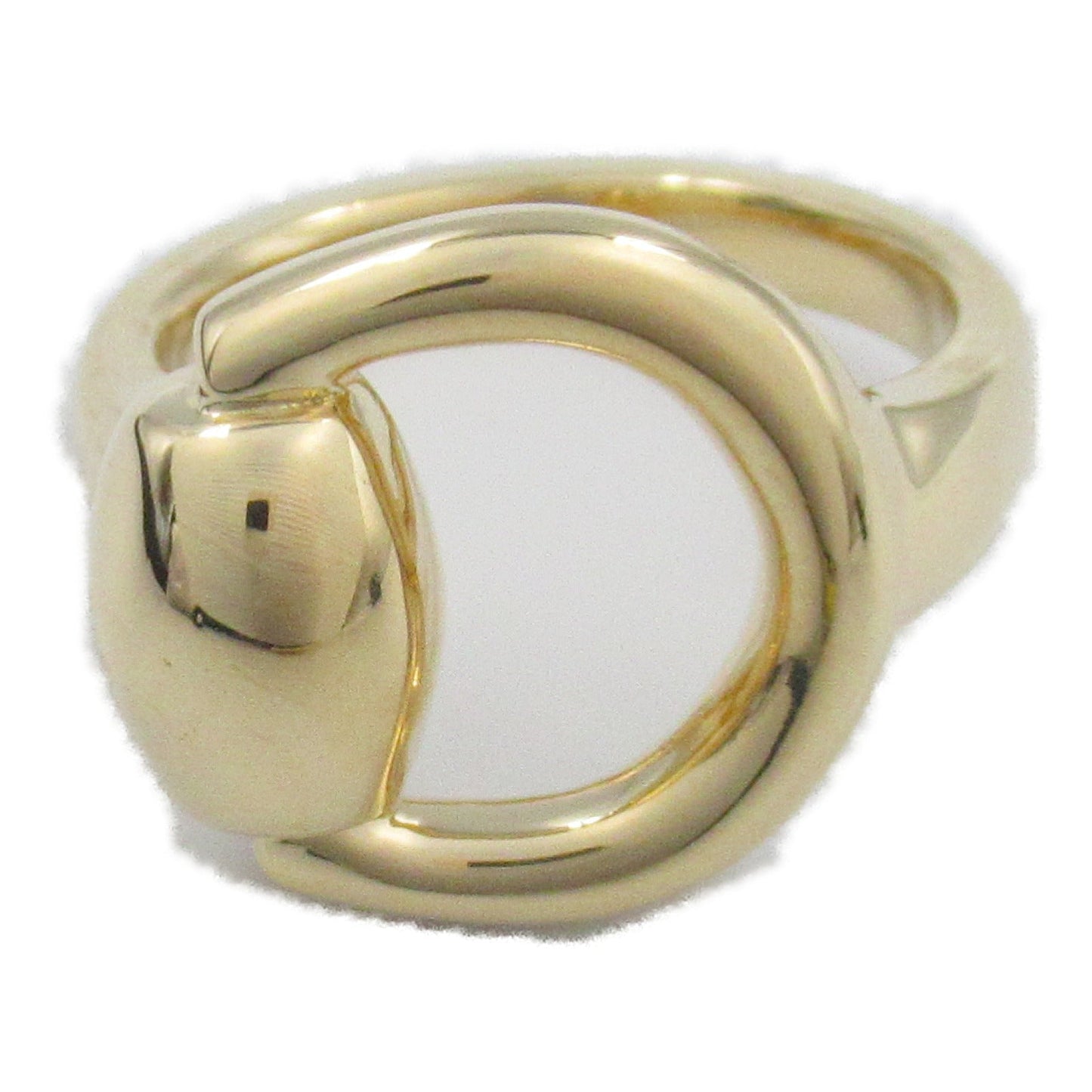 Luxury Gucci Trending 2025 Horsebit K18 Gold Ring