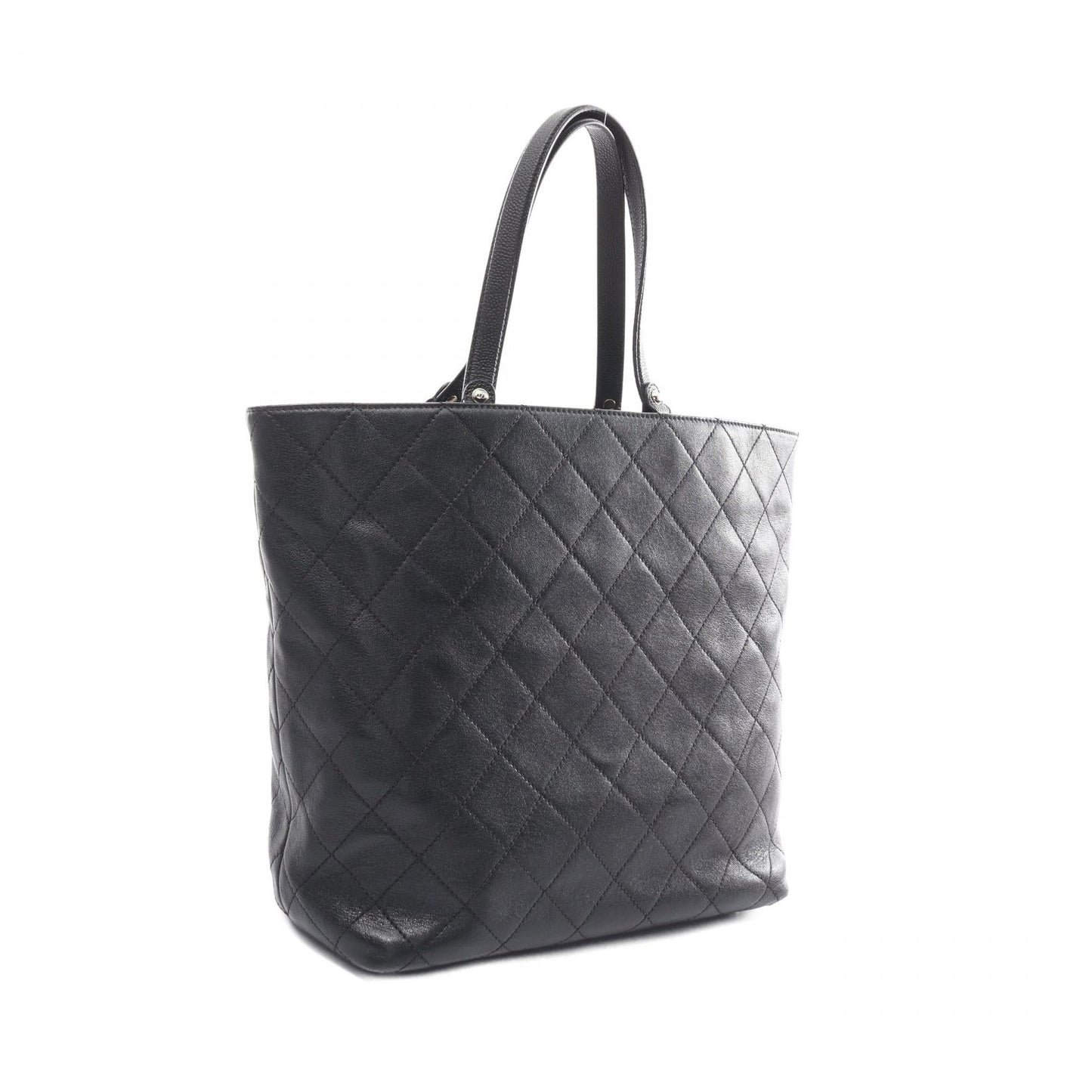 Chanel Matelasse Leather Tote Bag Black