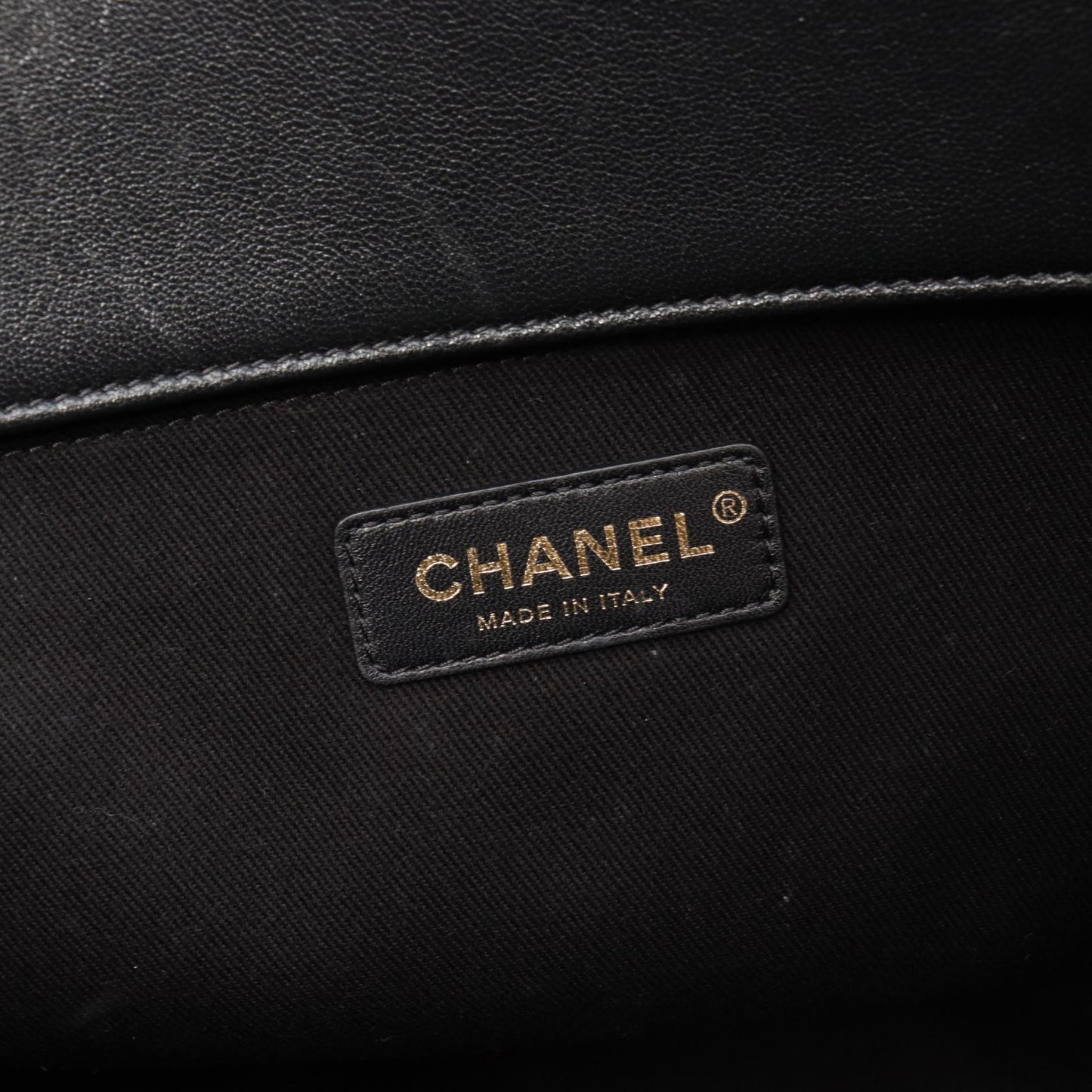 Chanel Matelasse Leather Tote Bag Black