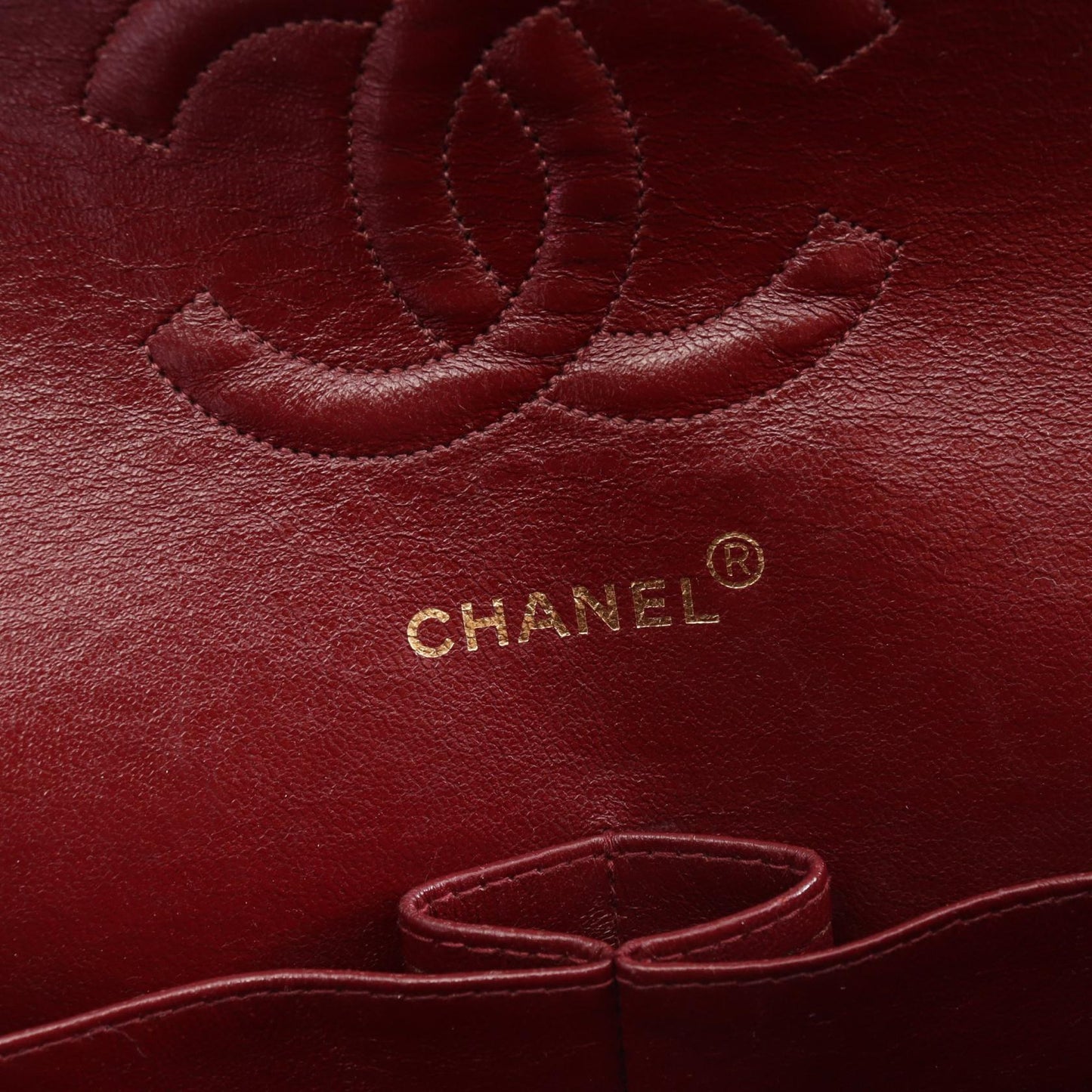 Chanel Lambskin Matelasse W Flap Shoulder Bag