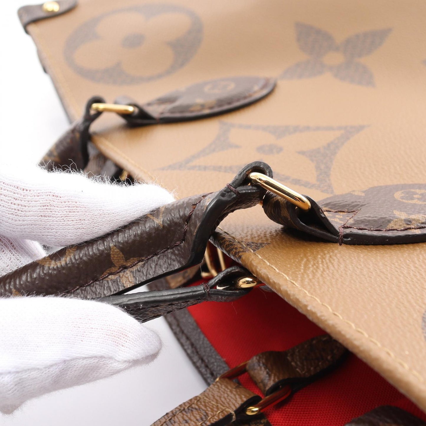 Louis Vuitton OnTheGo GM Shoulder Bag Brown M45320
